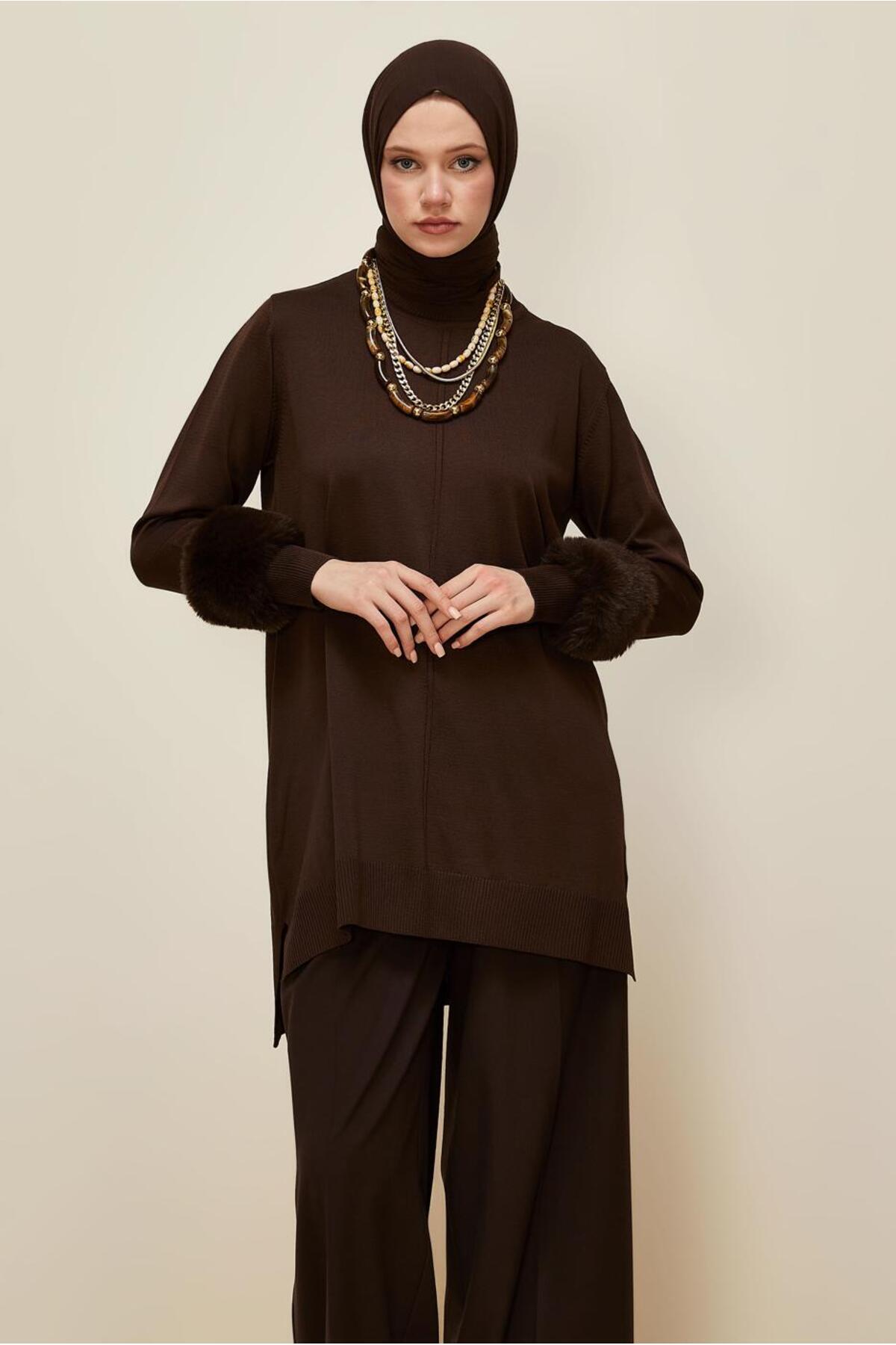 آلوینا تونیک بافتنی طرح‌دار ۴۵۹۰۰