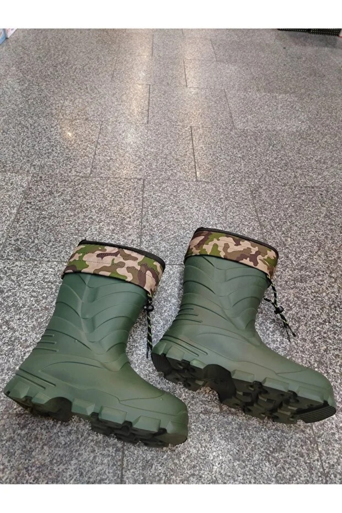 MODVALU Hafif Outdoor Kamp Balıkçı Avcı Motorcu Kurye için Su Geçirmez Eva Çizme görsel 8