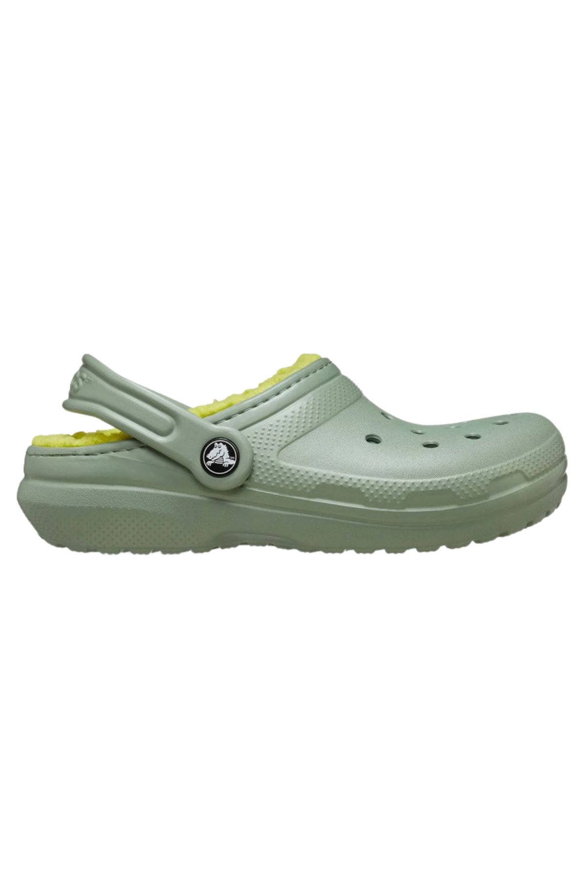 کراکس دمپایی بچه‌گانه طرح خزه طرح کلاگز با آستر کلاسیک