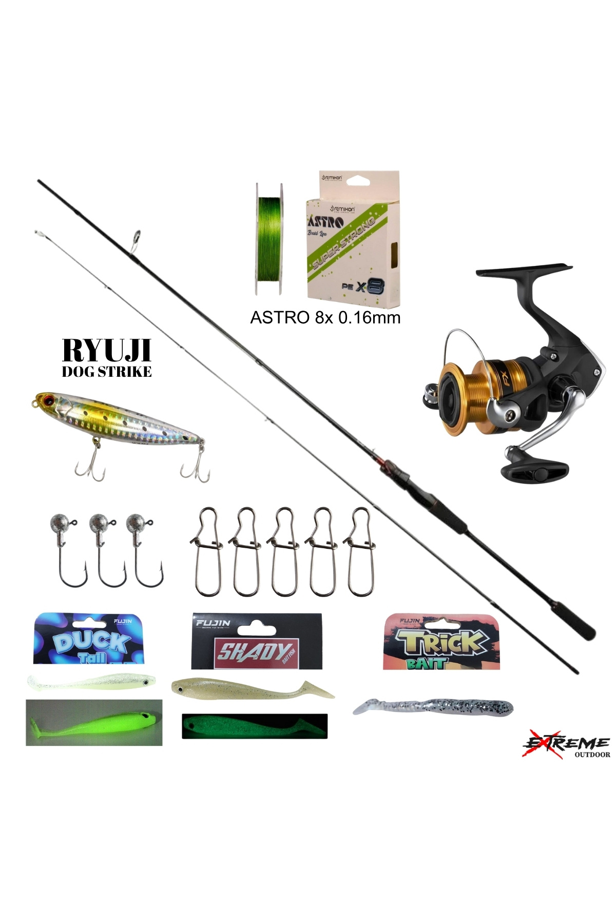 Set Shimano Fx 4000 Ryuji Luna II 270 cm 4-35 Gr Spin Olta Seti