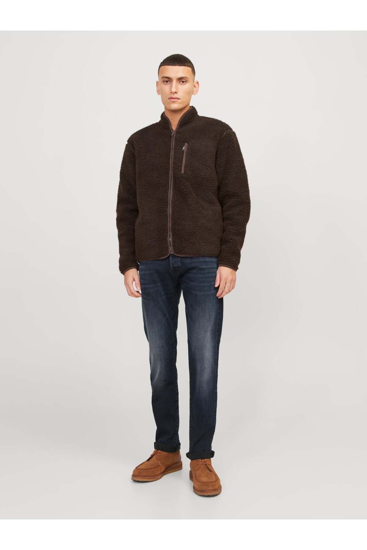 شلوار جین مردانه راسته فاق نرمال | جک اند جونز Jack & Jones jjiglenn-jjfox-50sps-cb-104-noos-1225290 - تصویر 2