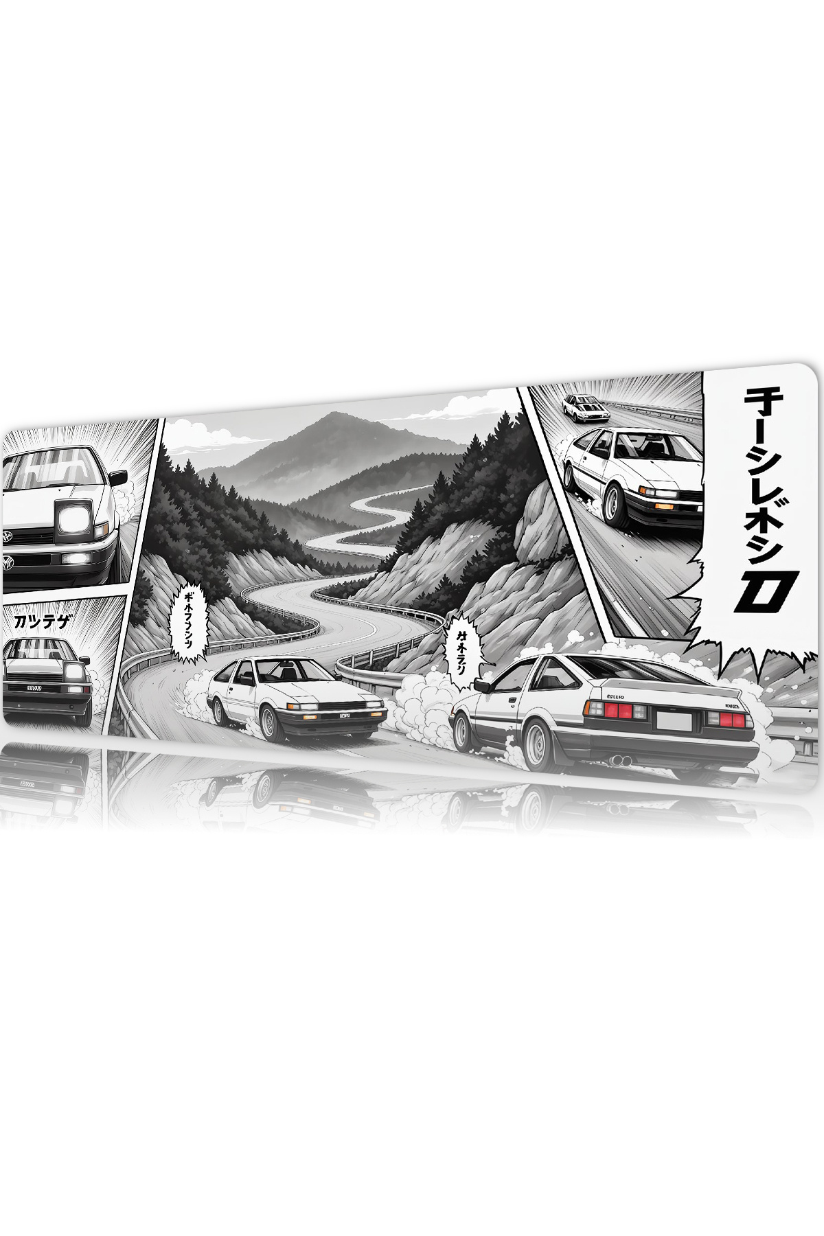 urzuva Midnight Racer Gaming Oyuncu Mousepad, 80x30 3mm Mouse pad