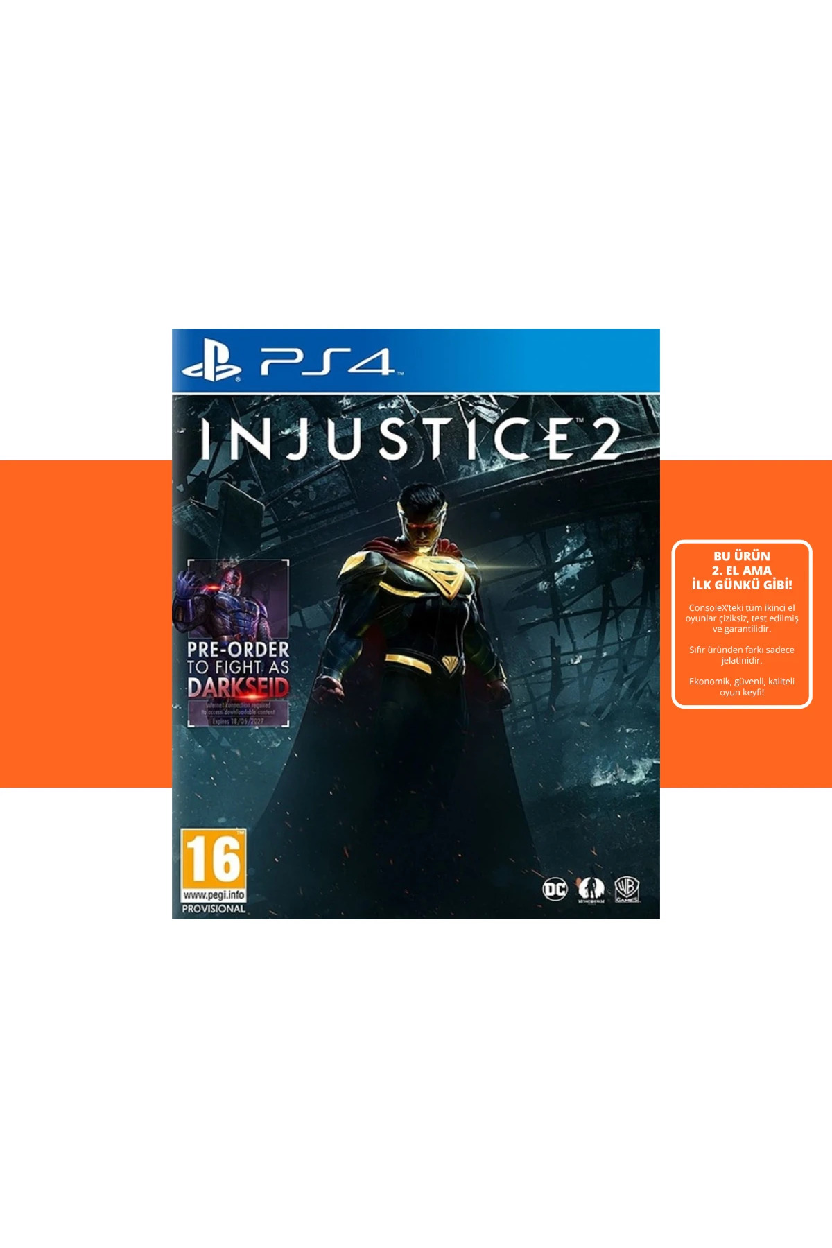 Sony [2.EL] injustice 2 - Ps4 Oyun