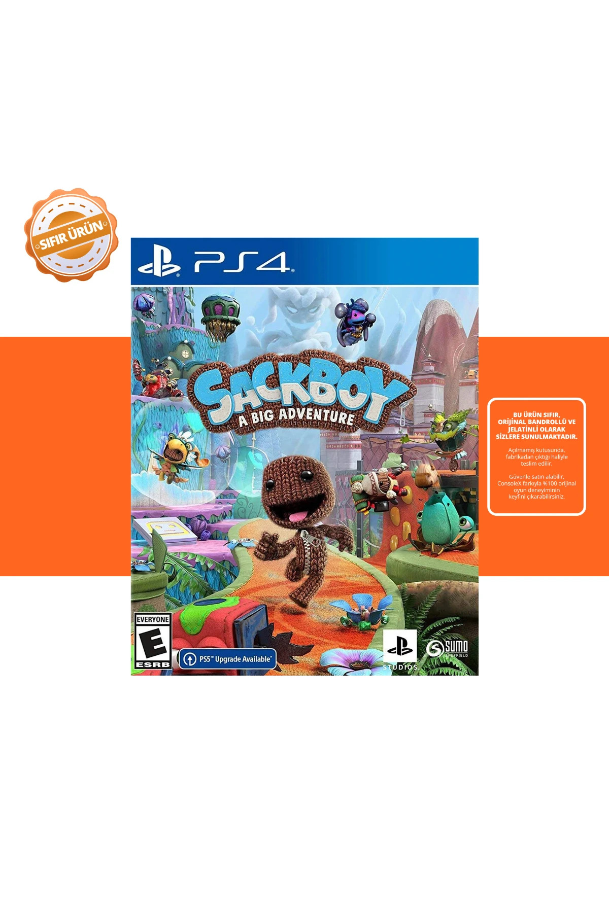 Sony Sackboy A Big Adventure - Ps4 Oyun [SIFIR] - Fiyatı, Yorumları