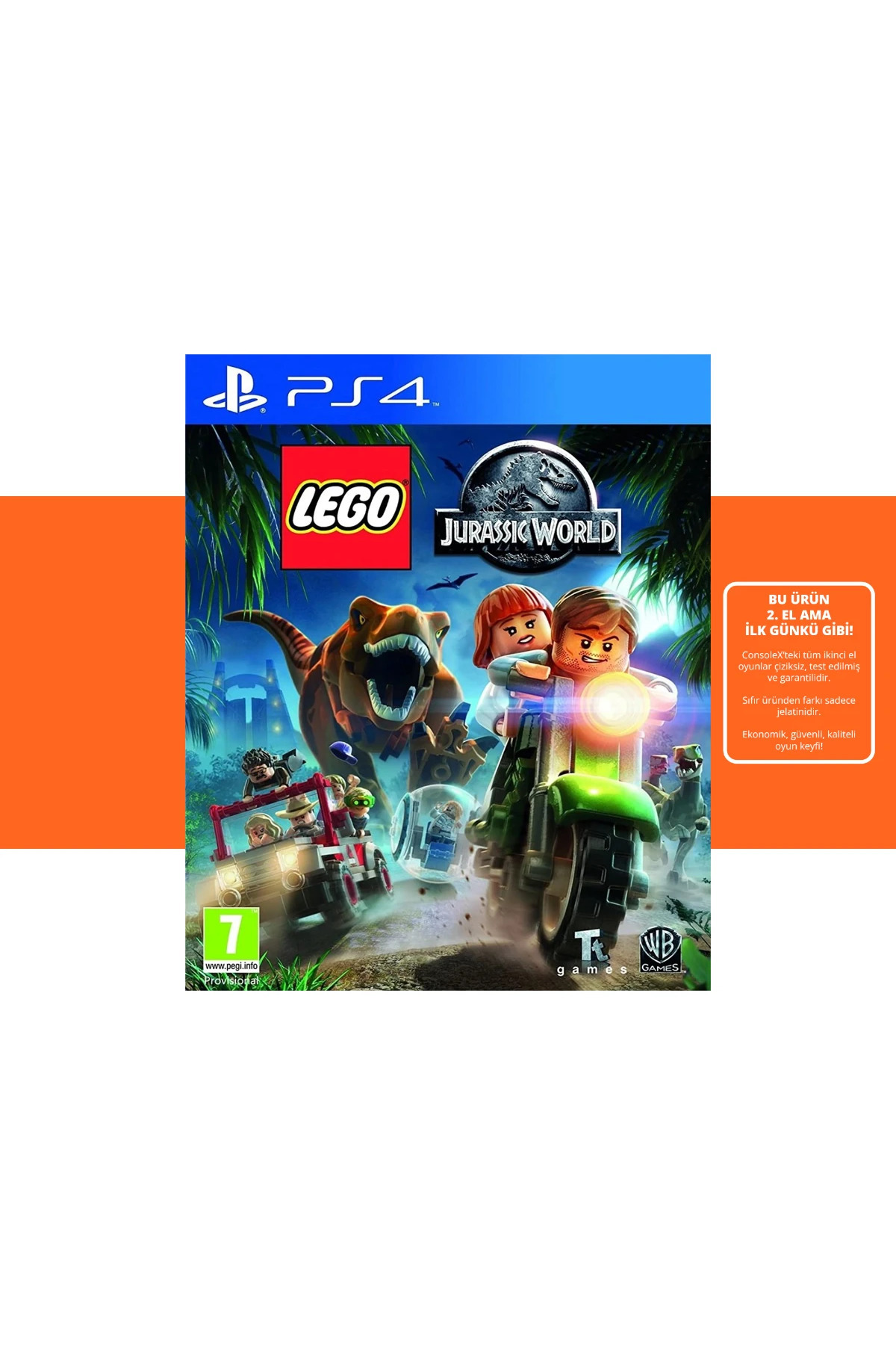 Warner Bros Games [2.EL] Jurassic World - Ps4 Oyun