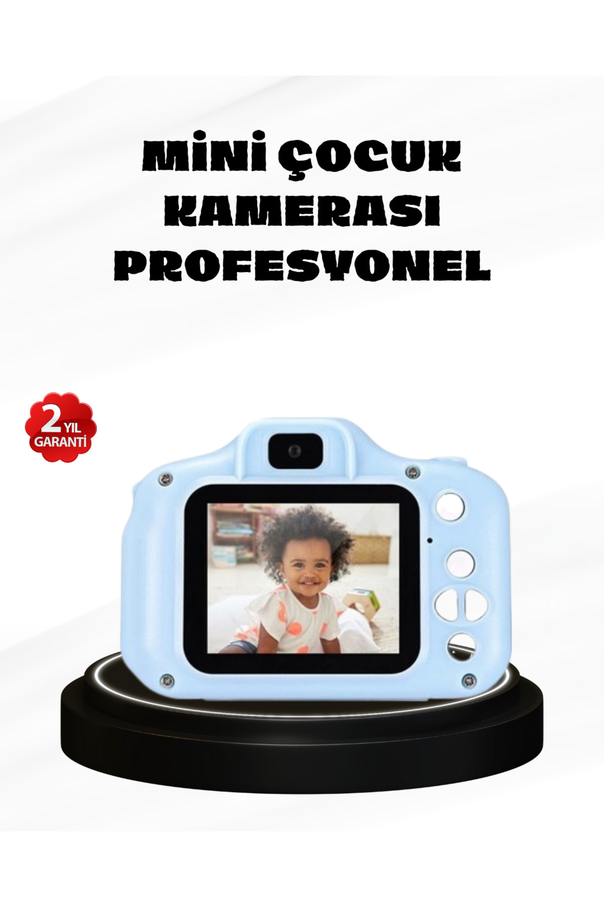 AyrStore Çocuklar İçin Mini Dijital Kamera – 1080p HD, 2.0 İnç Ekran, Komik Filtreli ve Şarjlı