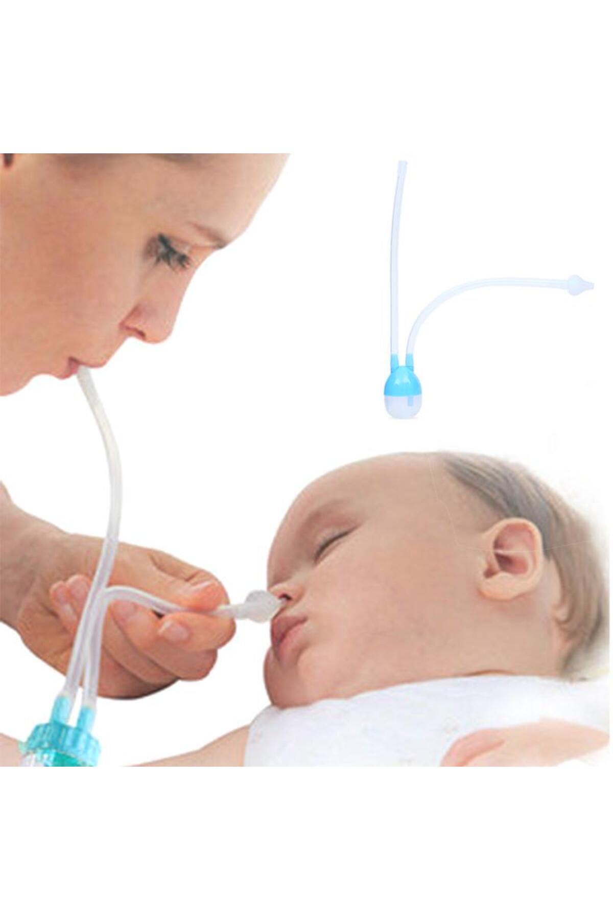 BERİLLAY Çocuk Burun Aspiratörü 0-10 yaş Burun Aspiratörü Yumuşak Uçlu