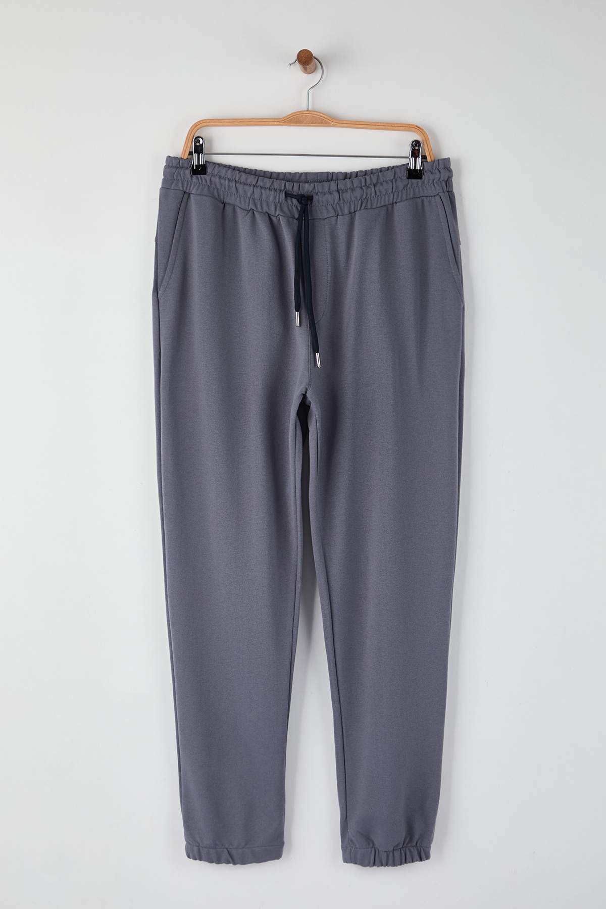 Trendyolmilla Man Kirli Mavi Regular/Normal Kesim Lastik Paça Eşofman Altı TMNSS21SR0429