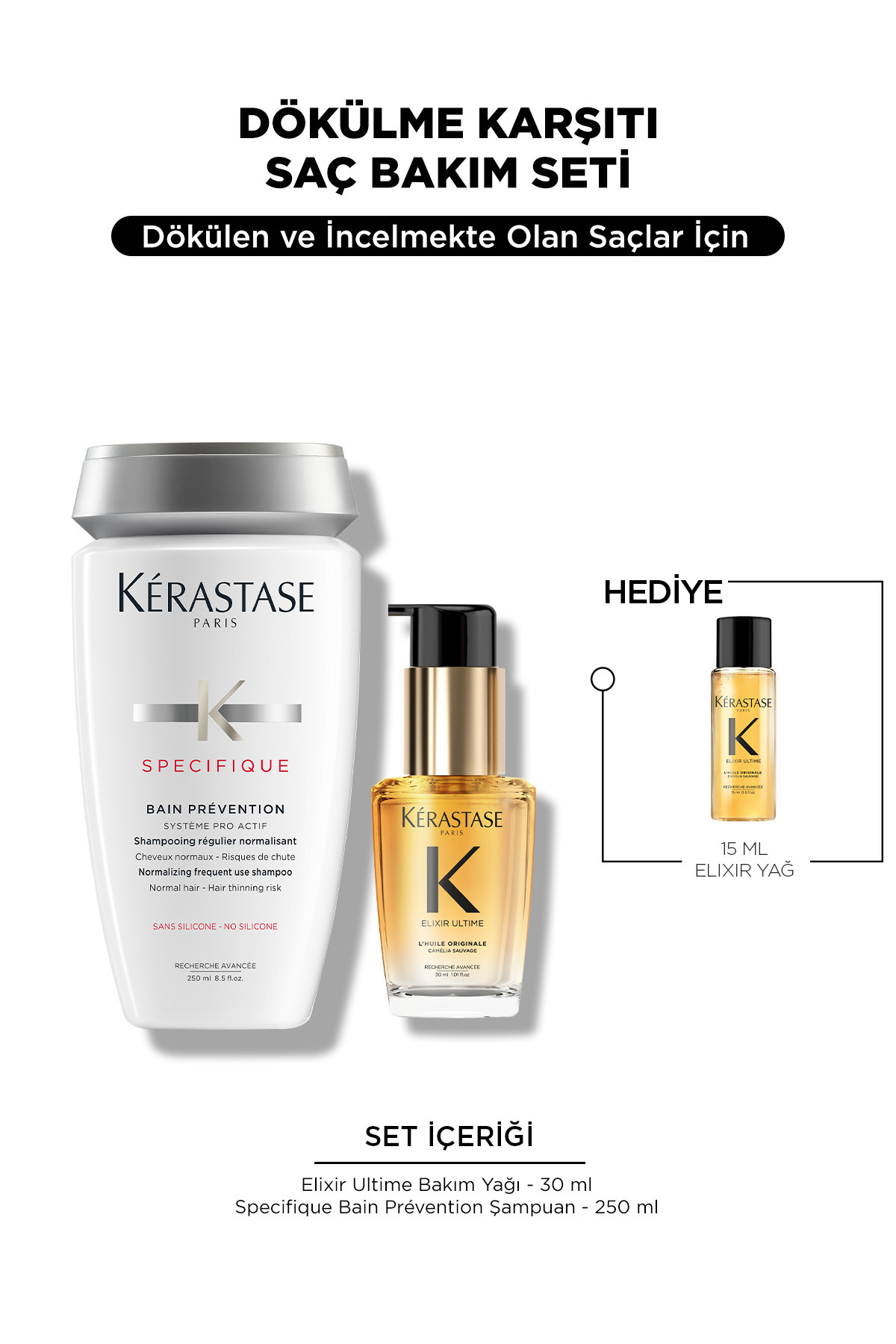 Kerastase Elixir & Specifique Dökülme Karşıtı Saç Bakım Seti