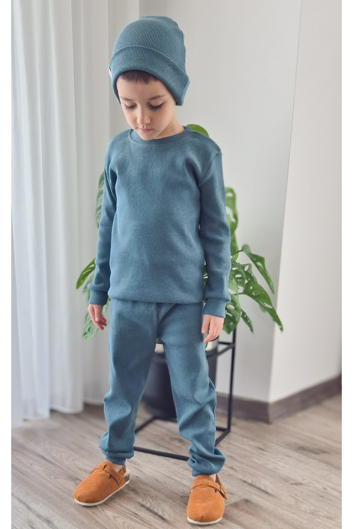 BALKABAĞI Fitilli Petrol Unisex Bebek&çocuk 3'lü Takım fotoğrafı 5 (önizleme)