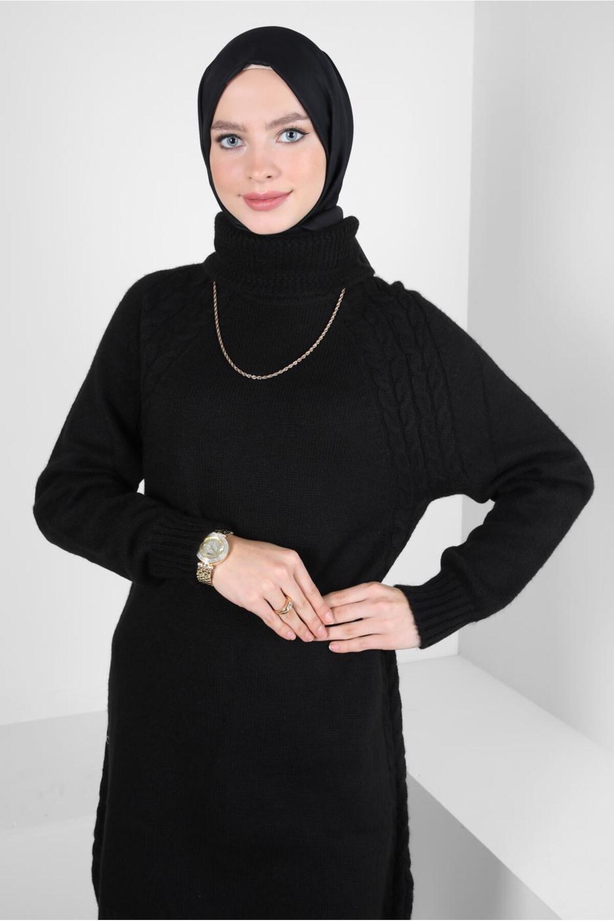 آلوینا تونیک بافتنی یقه اسکی کد ۴۴۰۶۵ آلوینا تونیک بافتنی یقه اسکی کد ۴۴۰۶۵