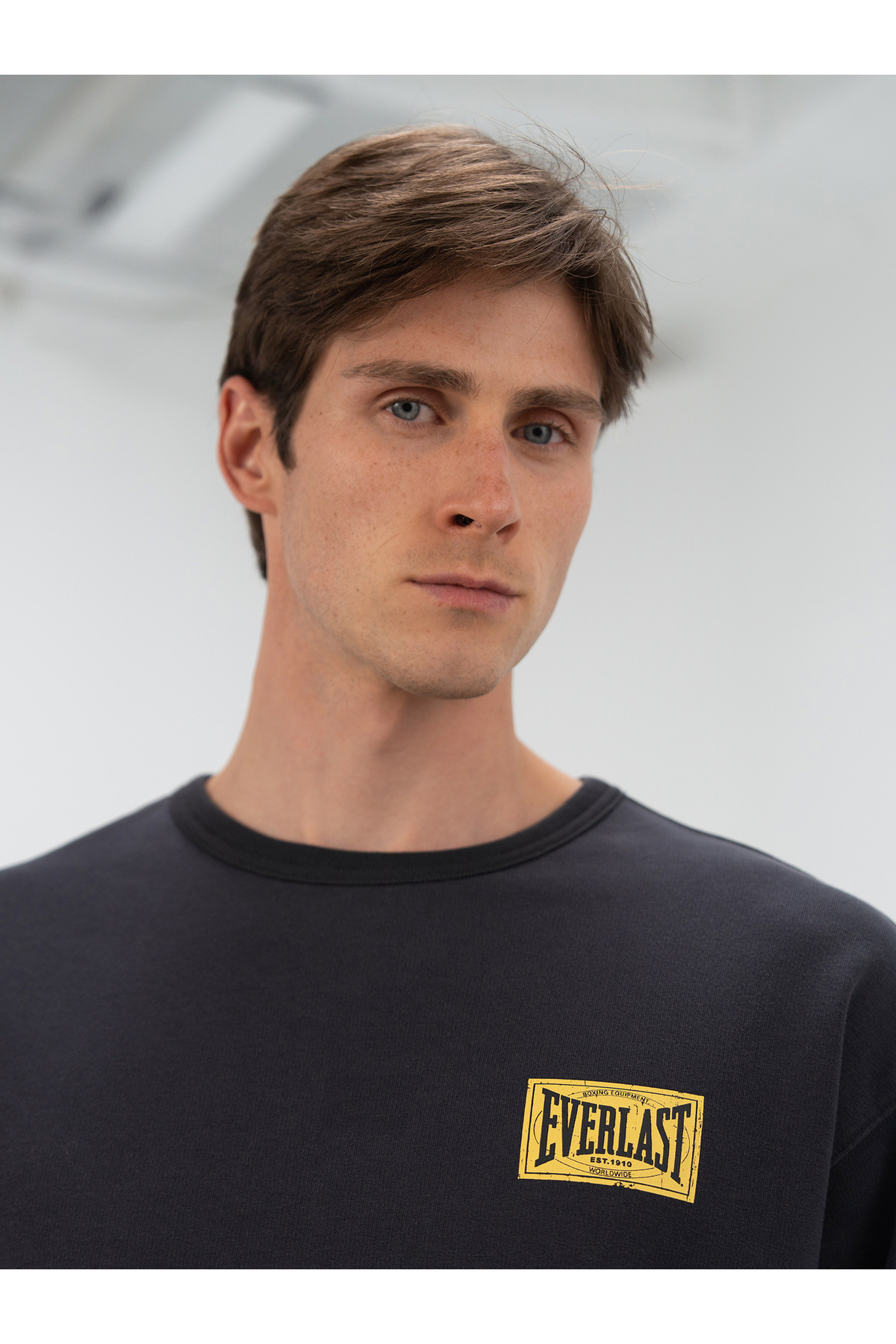 EVERLAST 1910 Classic Comfort Antrasit Erkek Sweatshirt görsel 6