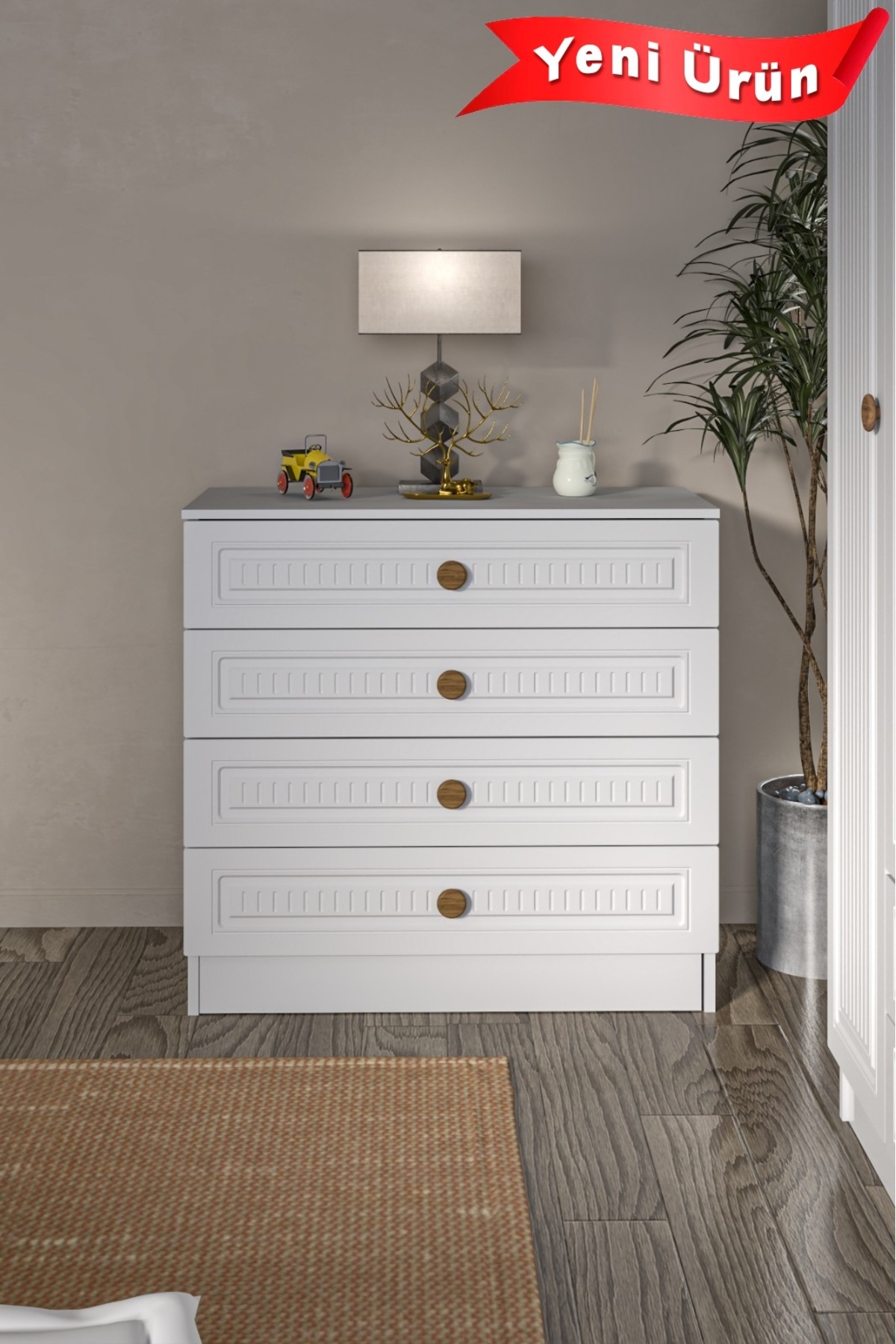 Platinreyon BOHEM ŞİFONYER MDF KAPAK