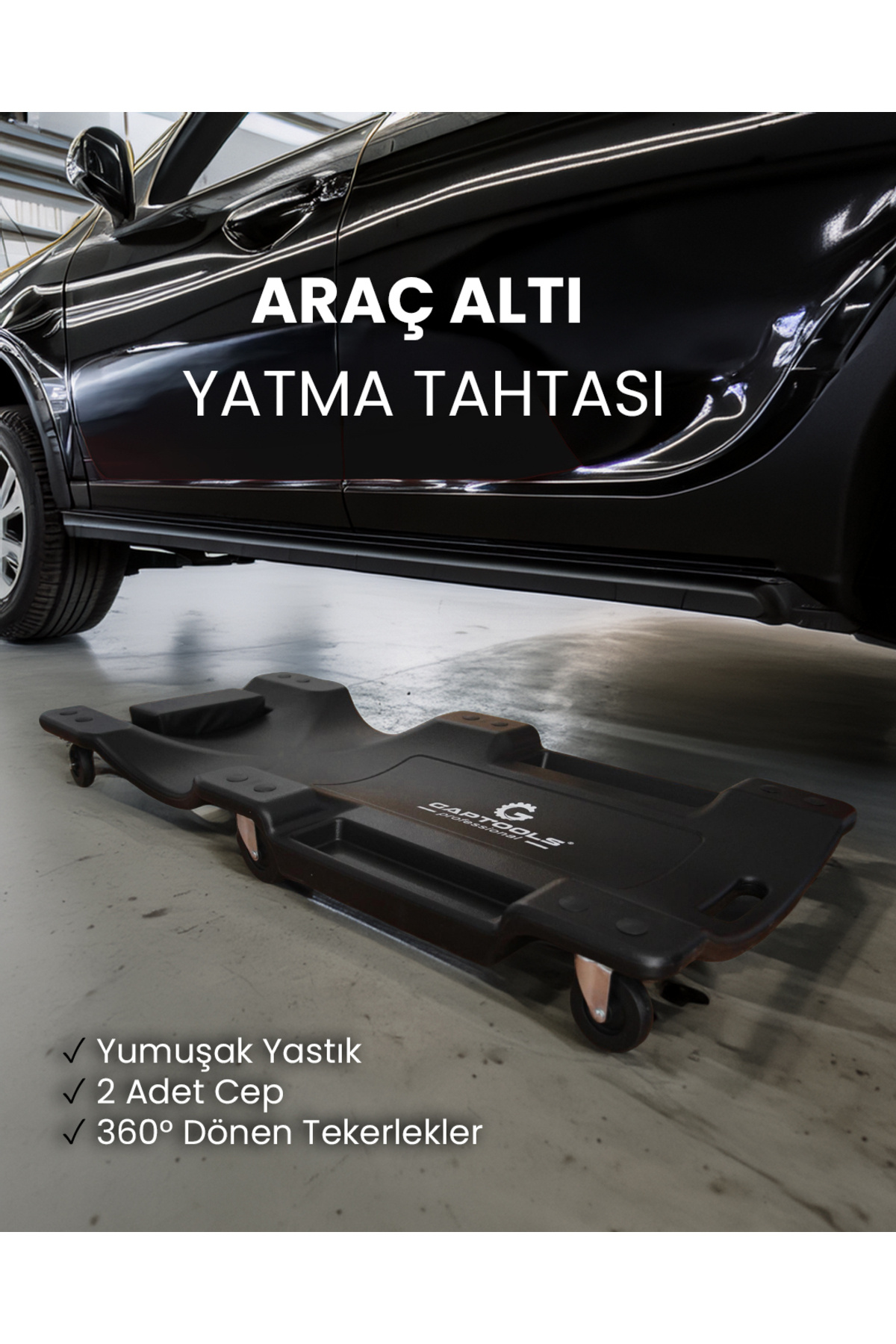 G GAPTOOLS Araç Altı Bakım Yatma Sehpası