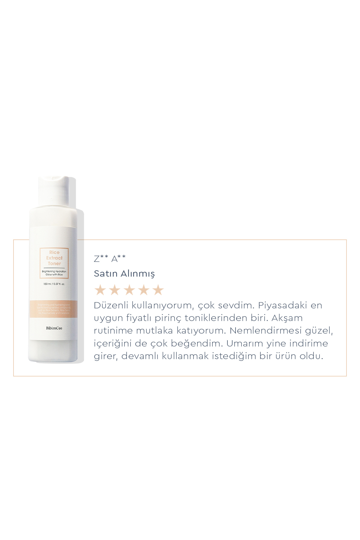 Rice Extract Toner 150ml - Aydınlatıcı & Nemlendirici Pirinç Toniği — 2204220 — تصویر 7 از 7