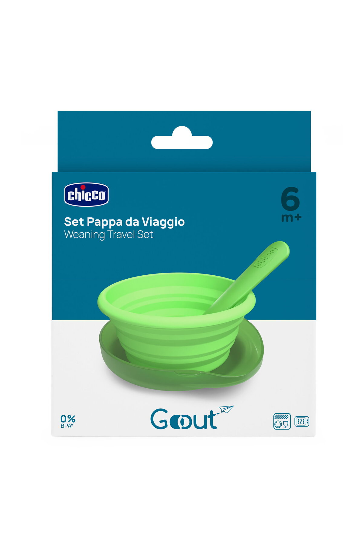 Chicco KATLANABILIR SILIKON TABAK fotoğrafı 5 (önizleme)