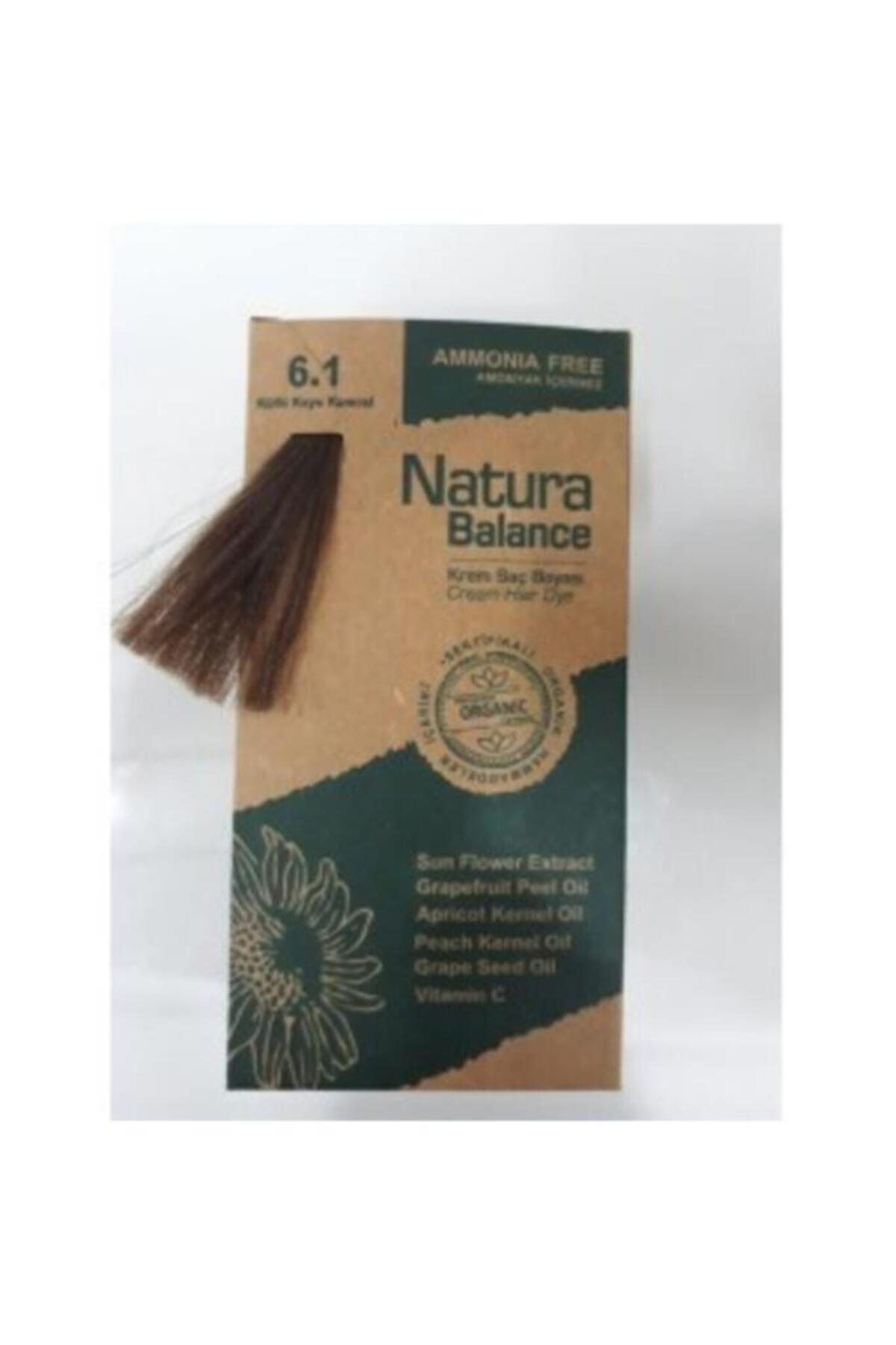 Natura Balance Saç Boyası 6.1 Küllü Koyu Kumral — نارنجی NATURA SB