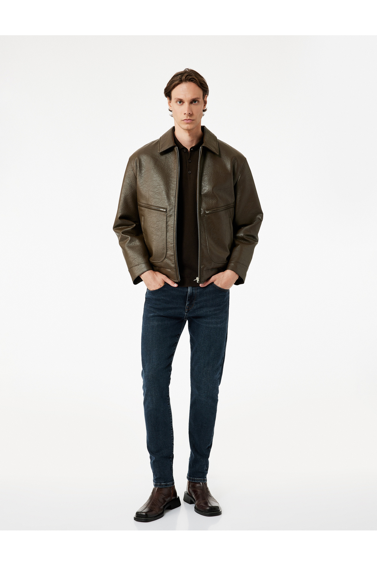 Koton Normal Bel Pamuklu Slim Fit Jean - Brad Jean