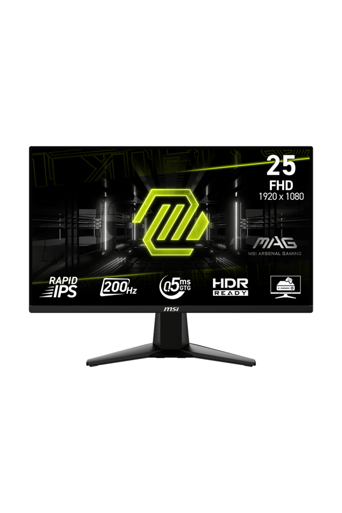 MSI MAG 255F E20 24.5″ 200Hz 0.5ms Full HD FreeSync Premium Rapid