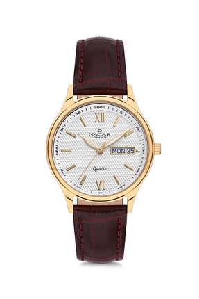 Nacar KLASİK KAHVERENGİ KADIN KOL SAATİ NC31-39B155-DSL2