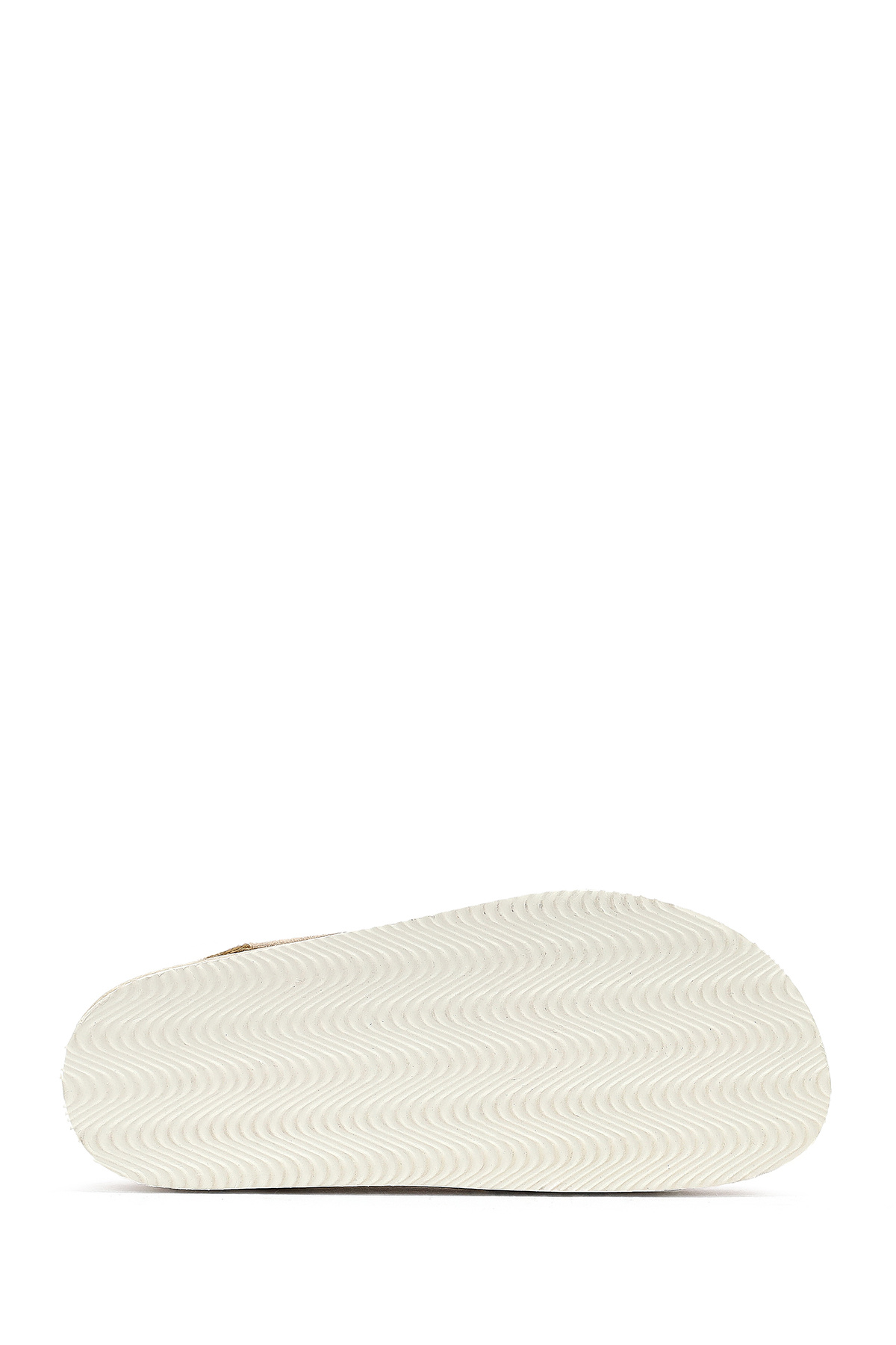 Derimod  Kadın Bej Kalın Tabanlı Süet Sandalet 25SFE145110 - Görsel 4