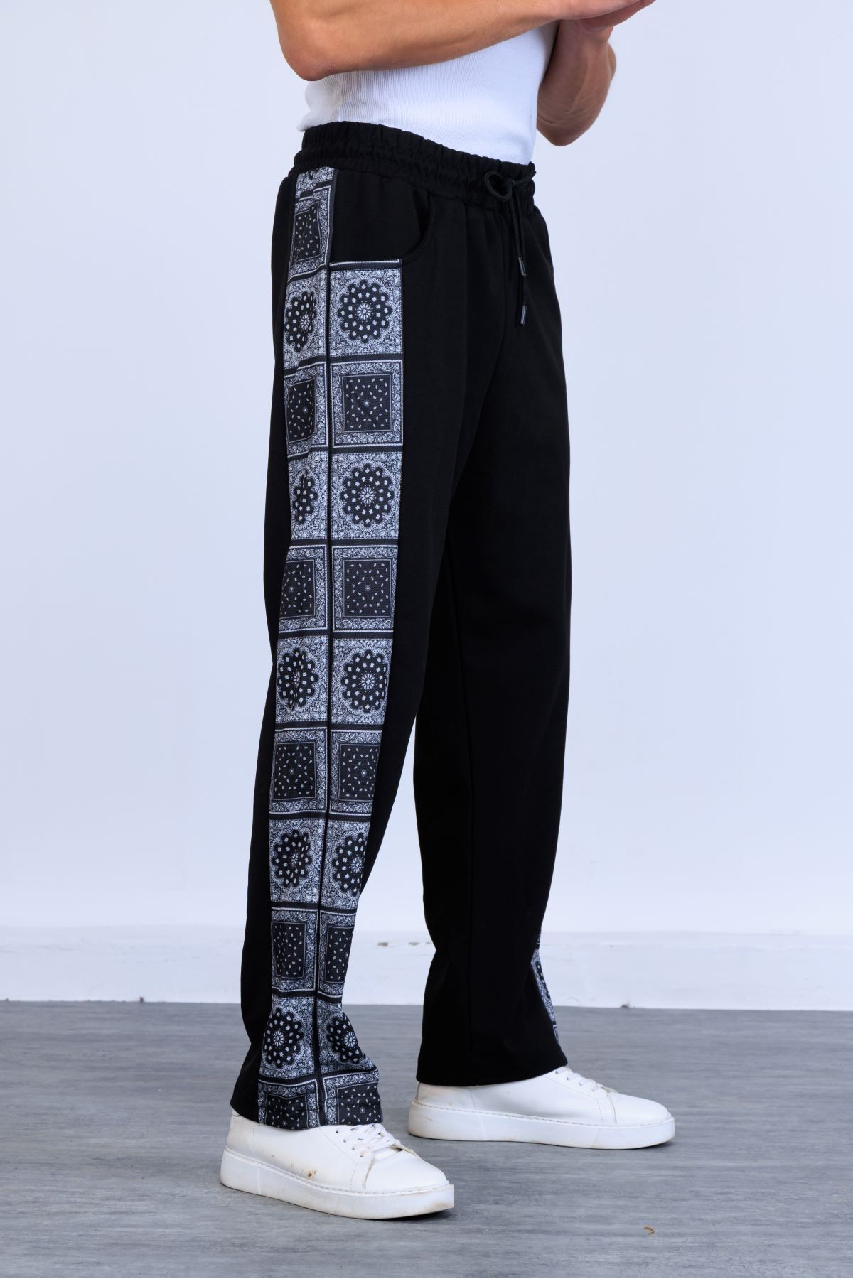 KHAYN  BAGGY ETNİCH DESEN EŞOFMAN ALTI H1015E - Görsel 7