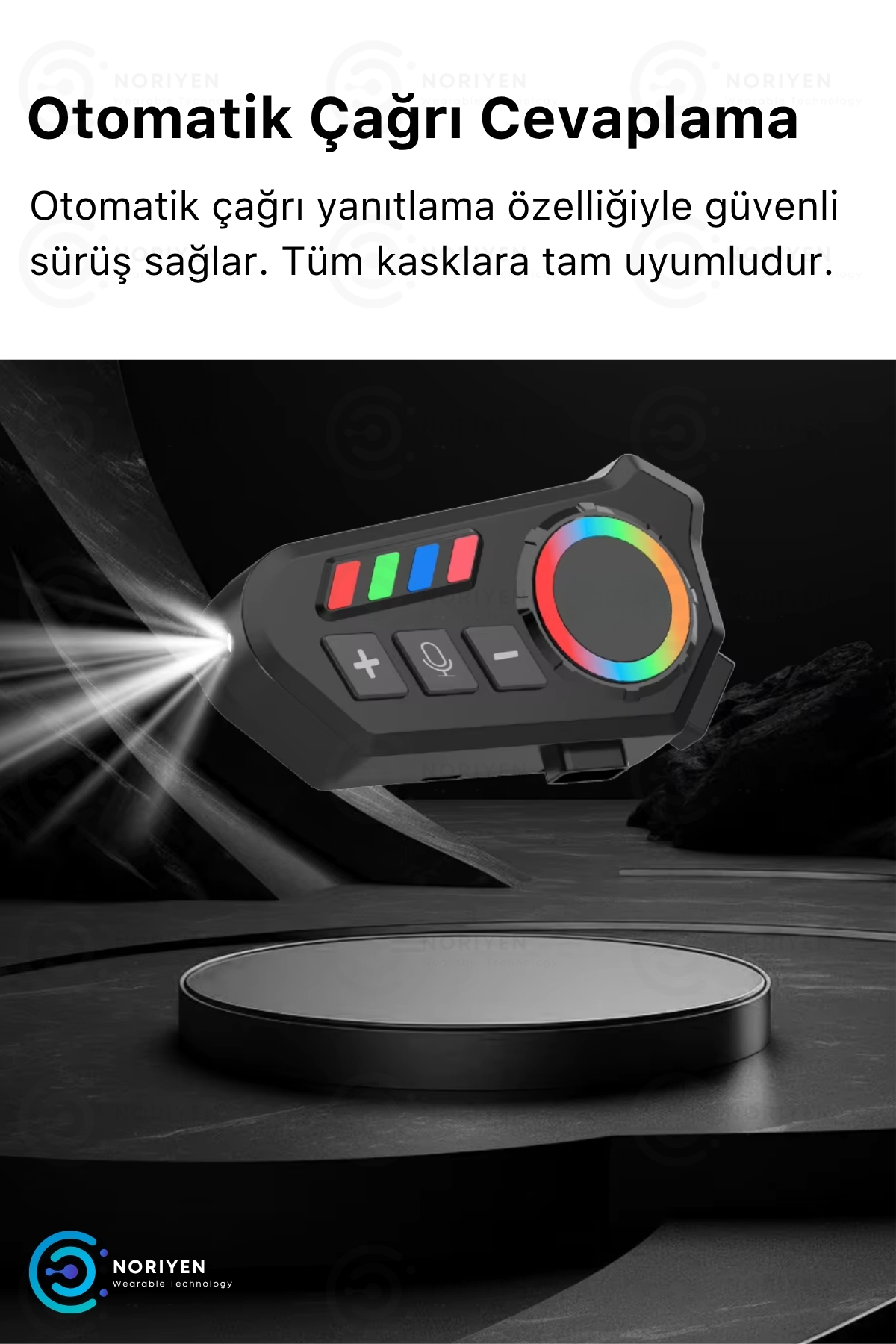 Yeni Nesil Motosiklet Kask Interkom Mikrofonlu Gürültü Engelleyici K06 Bluetooth Kulaklık
