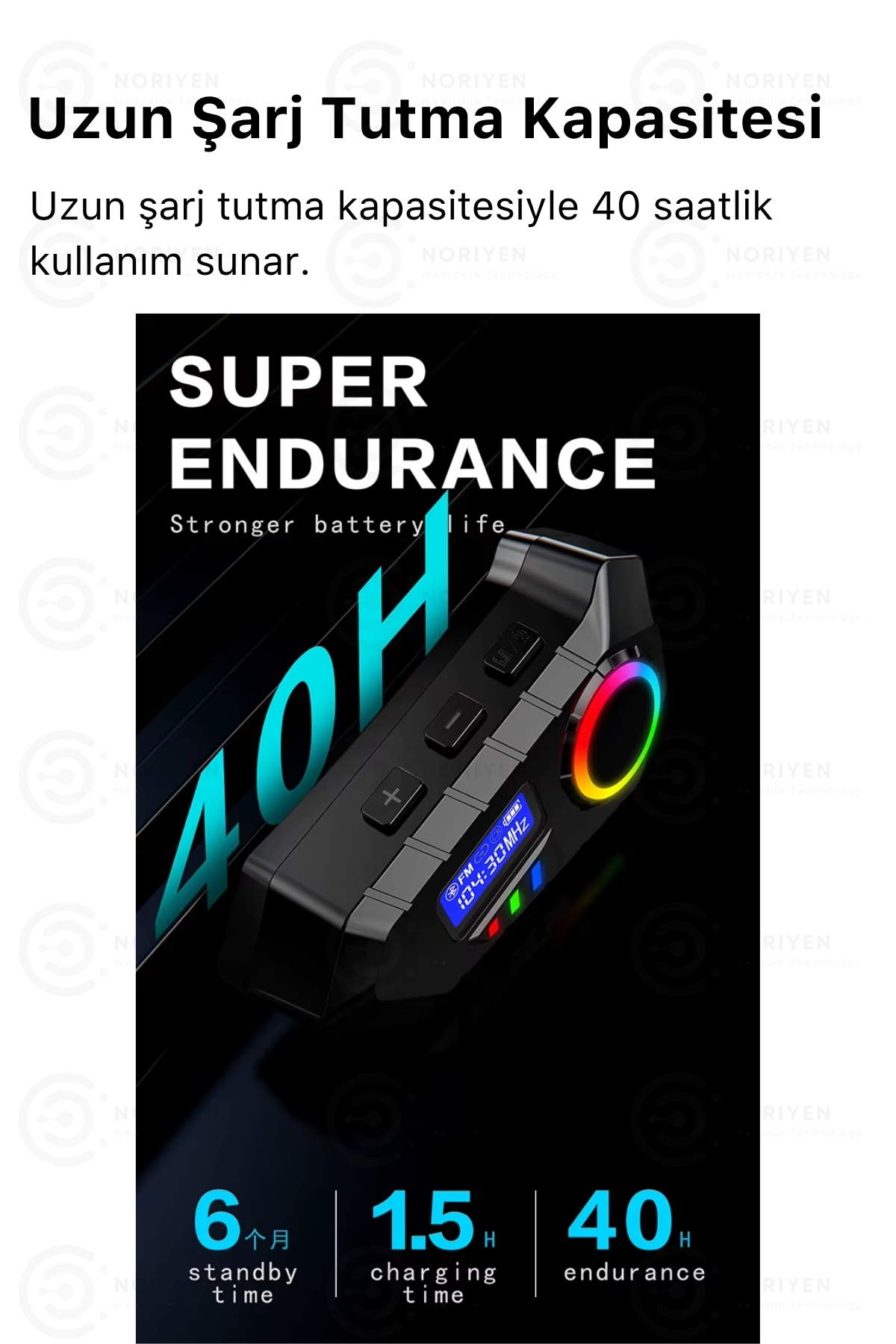 Yeni Nesil Motosiklet Kask Interkom Mikrofonlu Gürültü Engelleyici Y30 Bluetooth Kulaklık