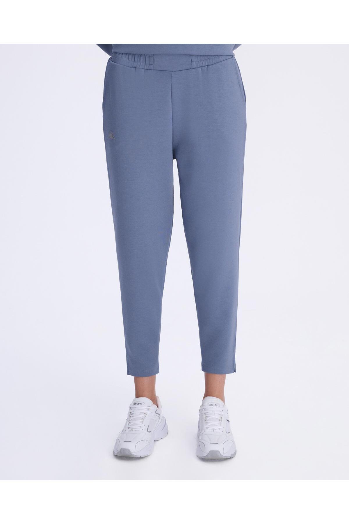 Kappa Freya Jogger Kadın Mavi Comfort Fit Eşofman Altı