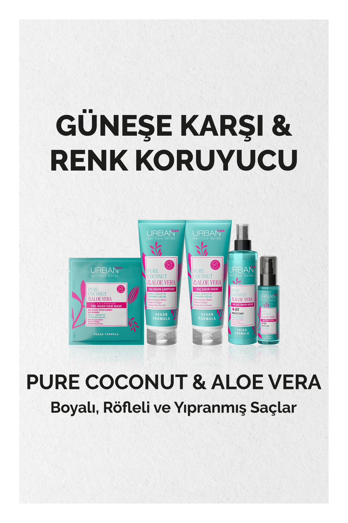 Saç Maskesi 50 Ml Sachet Pure Coconut ve Aloe Vera*24 — URC5496 — تصویر 4 از 7