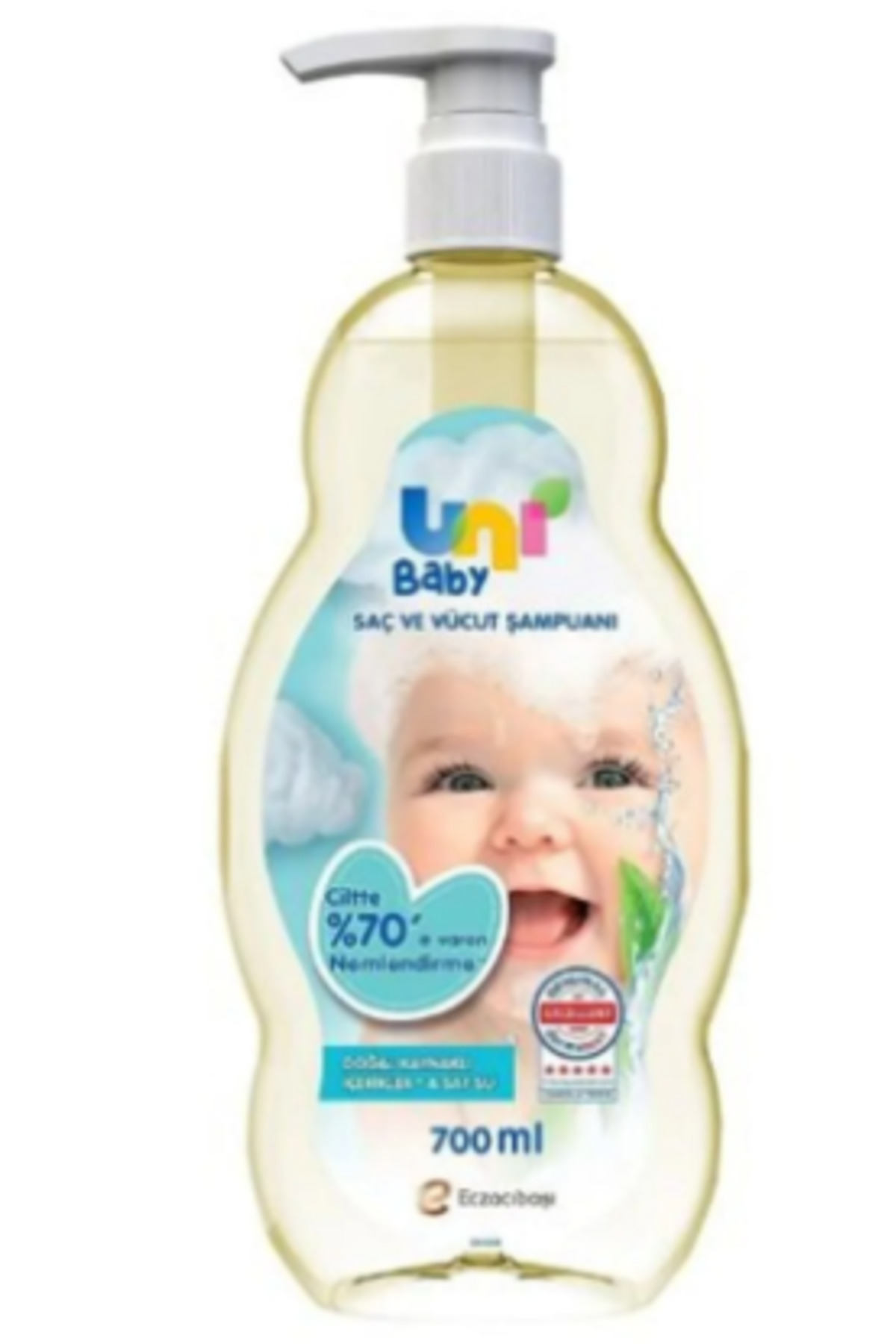 Uni Baby Saç Ve Vücut Şampuanı 700 ml X2 Adet fotoğrafı 2 (önizleme)