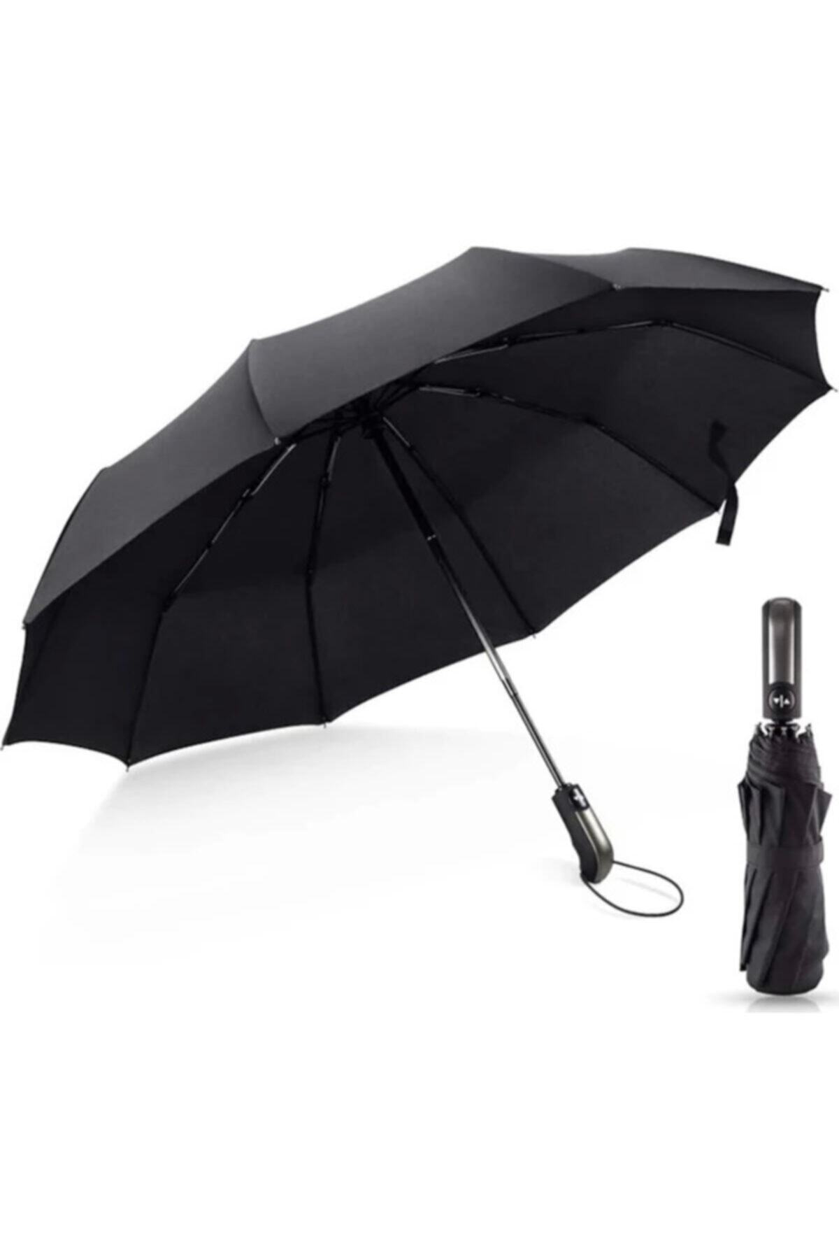 Marlux Erkek Siyah Kaliteli Şemsiye