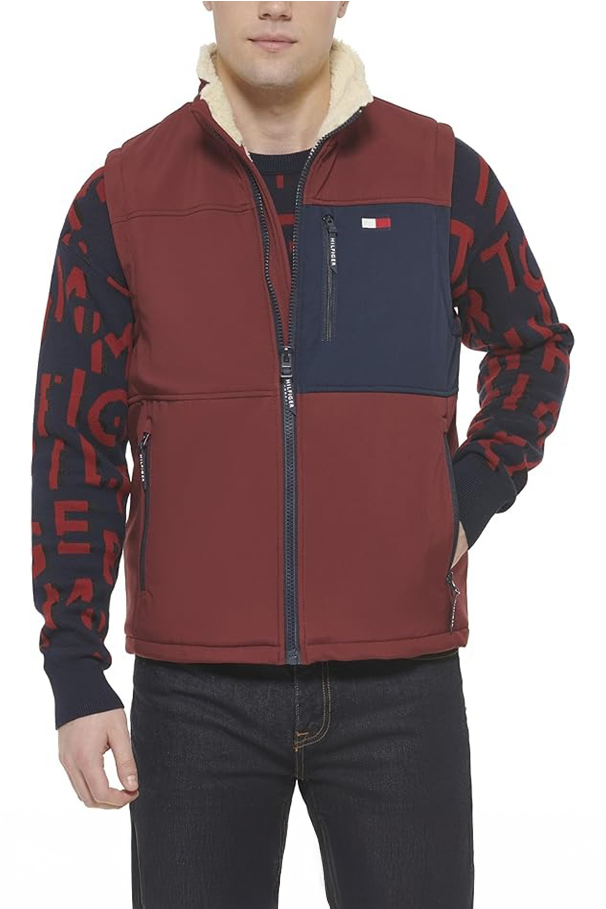 جلیقه مردانه راسته بدون آستین | تامی هیلفیگر Tommy Hilfiger 152AP774-2PO - تصویر 4