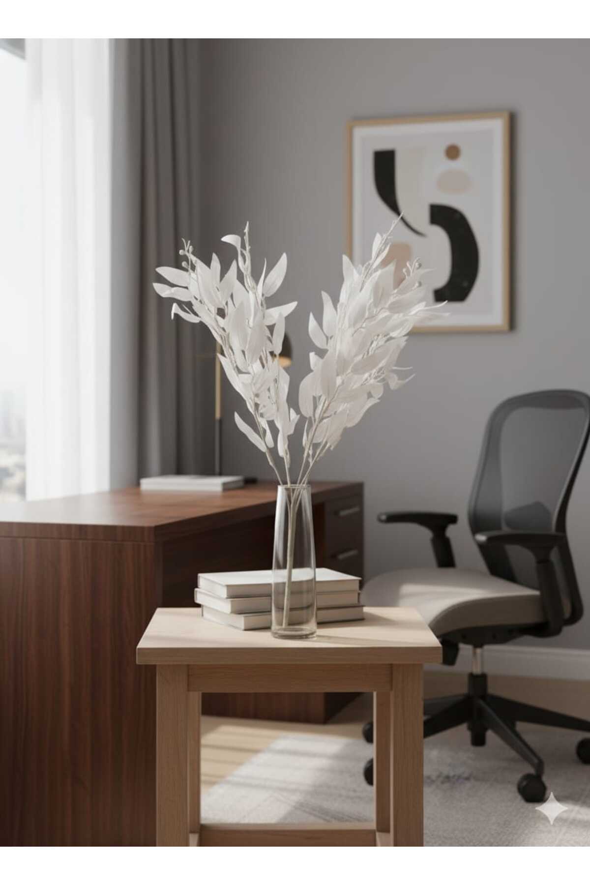 artificial white olive branch 50 cm 5 branches arrangement decor special day FRIENDSHIP PEACE FLOWER