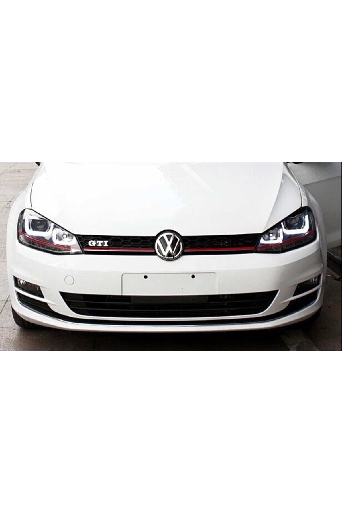 AEM AUTOGP Vw golf 7 mk7 gti ön panjur ızgara kırmızı şeritli 2012+