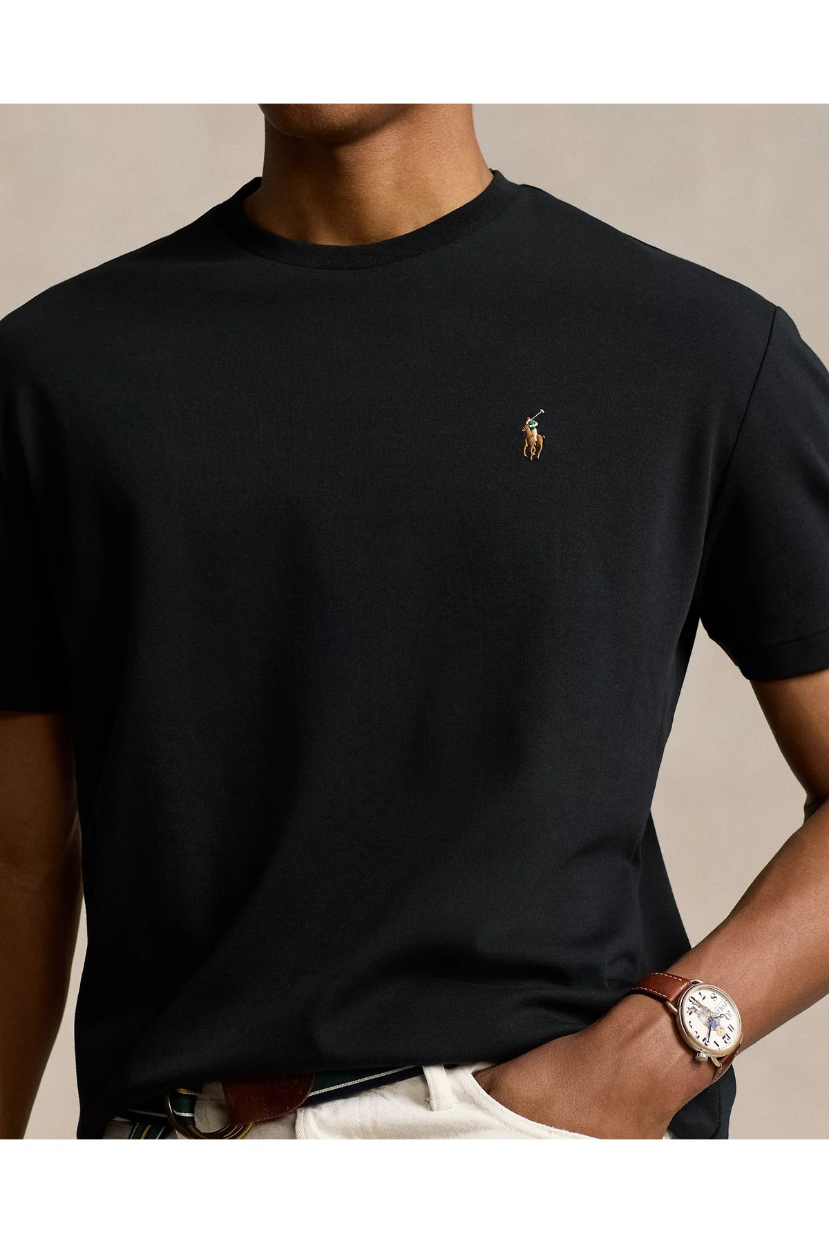 تی شرت مردانه راسته آستین کوتاه | رالف لورن Ralph Lauren 710740727001 - تصویر 3
