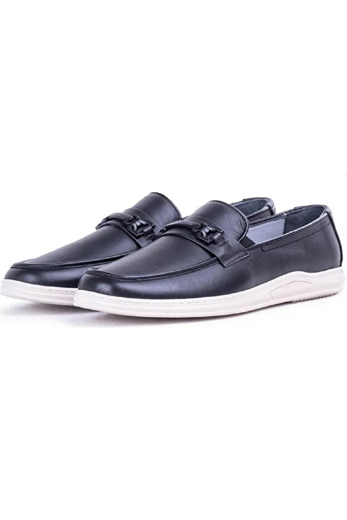 کفش کتانی مردانه چرم اصل سرمه‌ای، مناسب برای استفاده روزمره پیر کاردین کفش کلاسیک Pierre Cardin