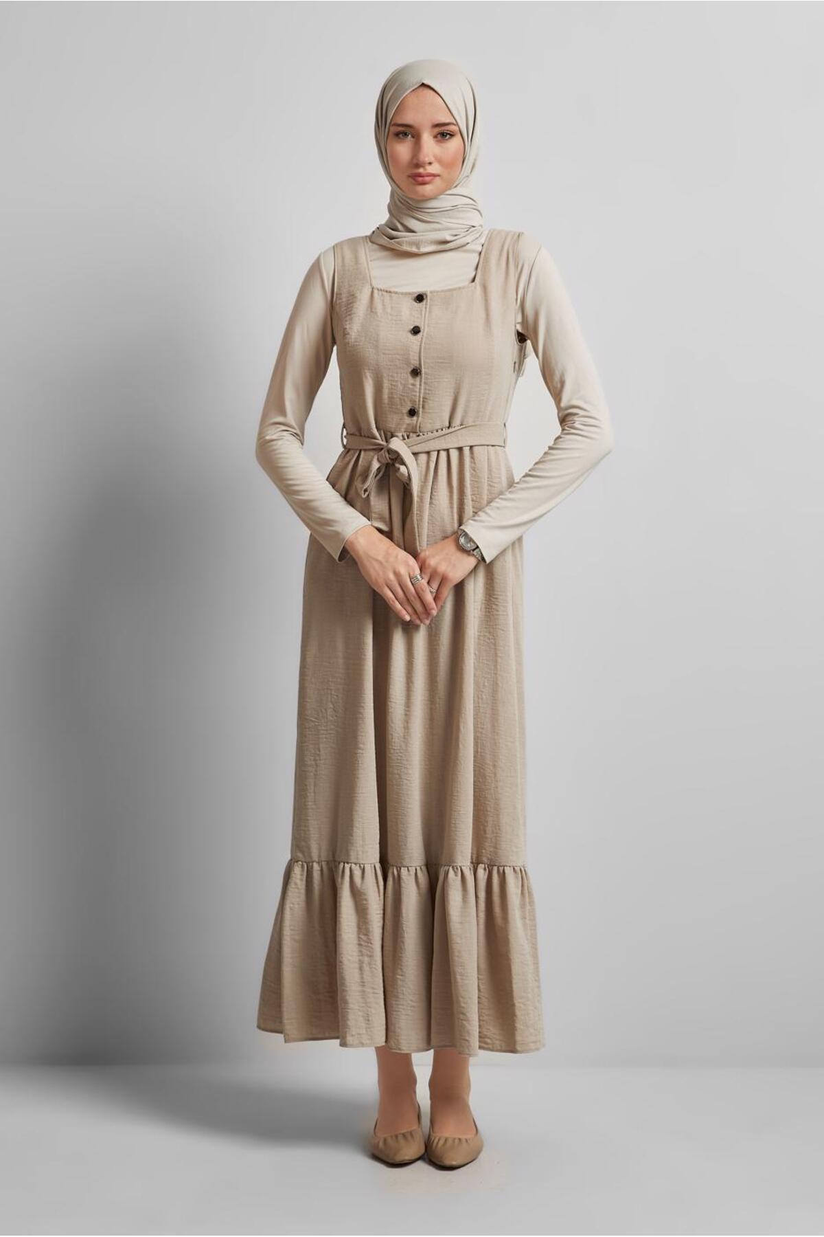 آلوینا لباس مجلسی کمربنددار کد ۴۵۷۲۸