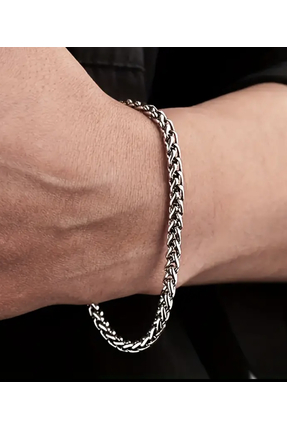 CEVHERİN Erkek Bileklik (Hakiki Çelik)