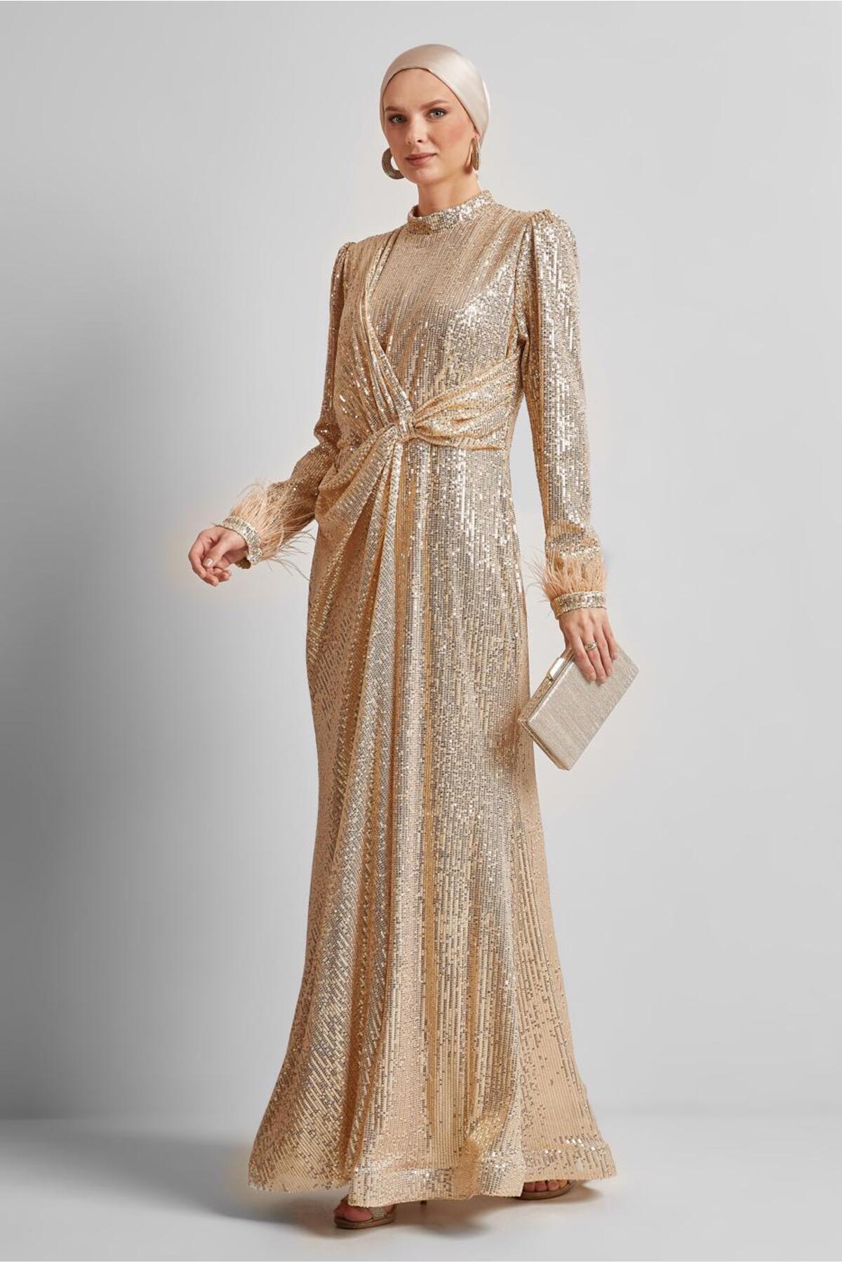 آلوینا لباس شب پولک دوزی شده ۵۰۴۳۸ آلوینا لباس شب پولک دوزی شده ۵۰۴۳۸