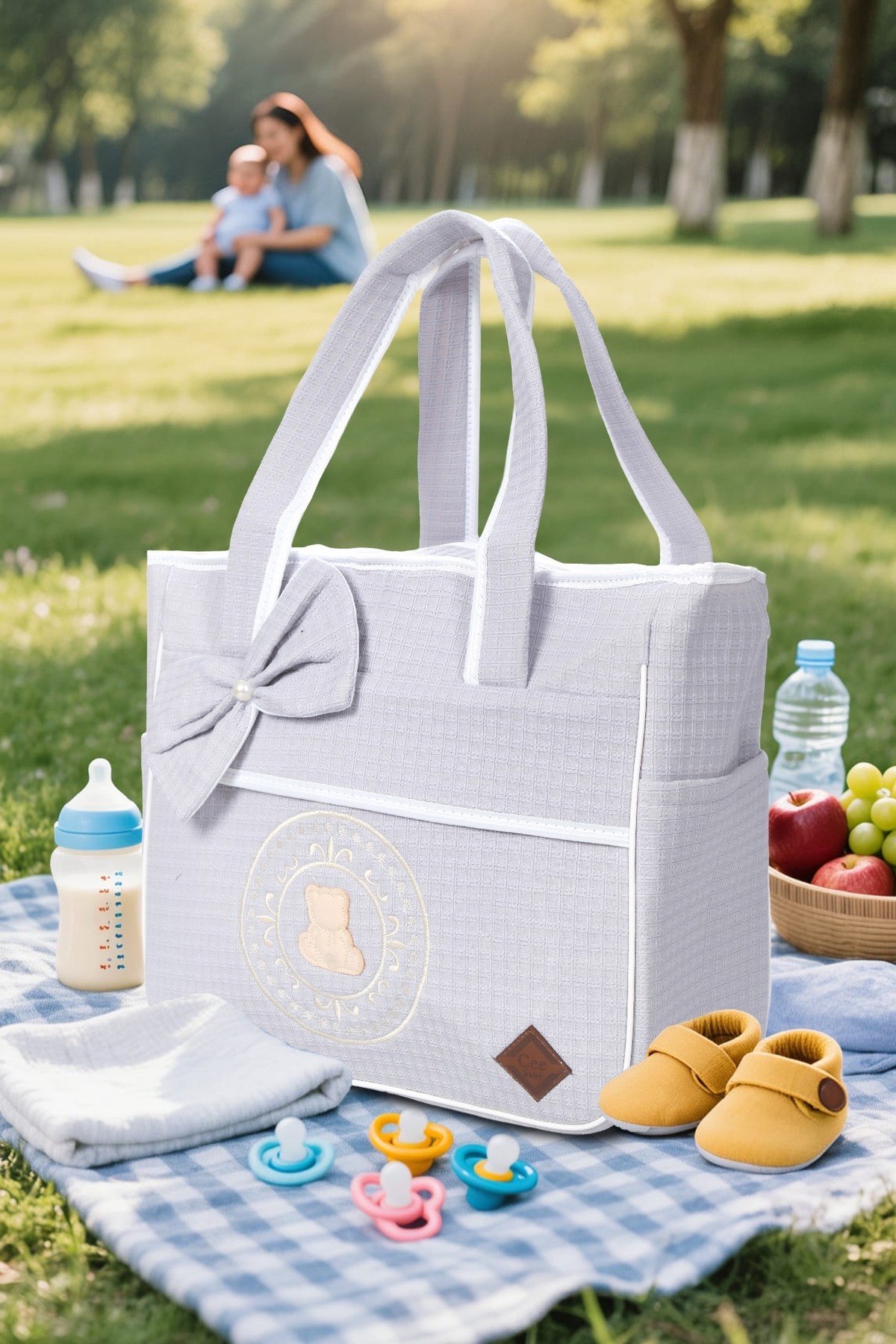 CEE Baby Tasarım El Taşıma Bebek Bakım Çantası fotoğrafı 5 (önizleme)