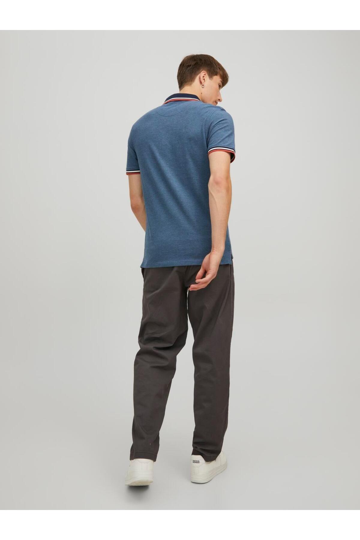 تیشرت یقه پلو مردانه راسته آستین کوتاه | جک اند جونز Jack & Jones 12136668 - تصویر 8