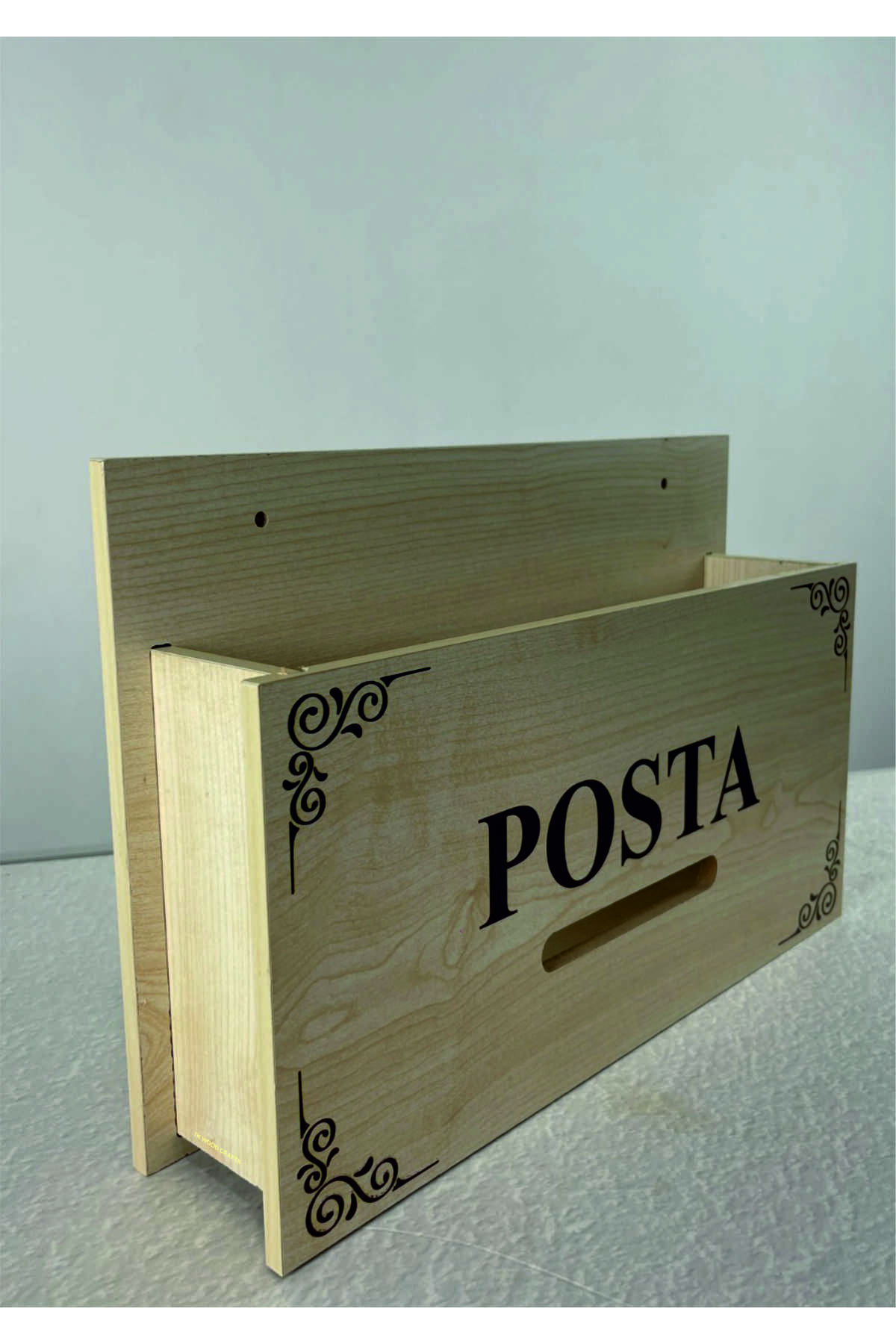 TK WOOD CRAFTS Ahşap Posta ve Fatura Kutusu –Akça Ağaç - Estetik, Dayanıklı ve Kullanışlı Tasarım