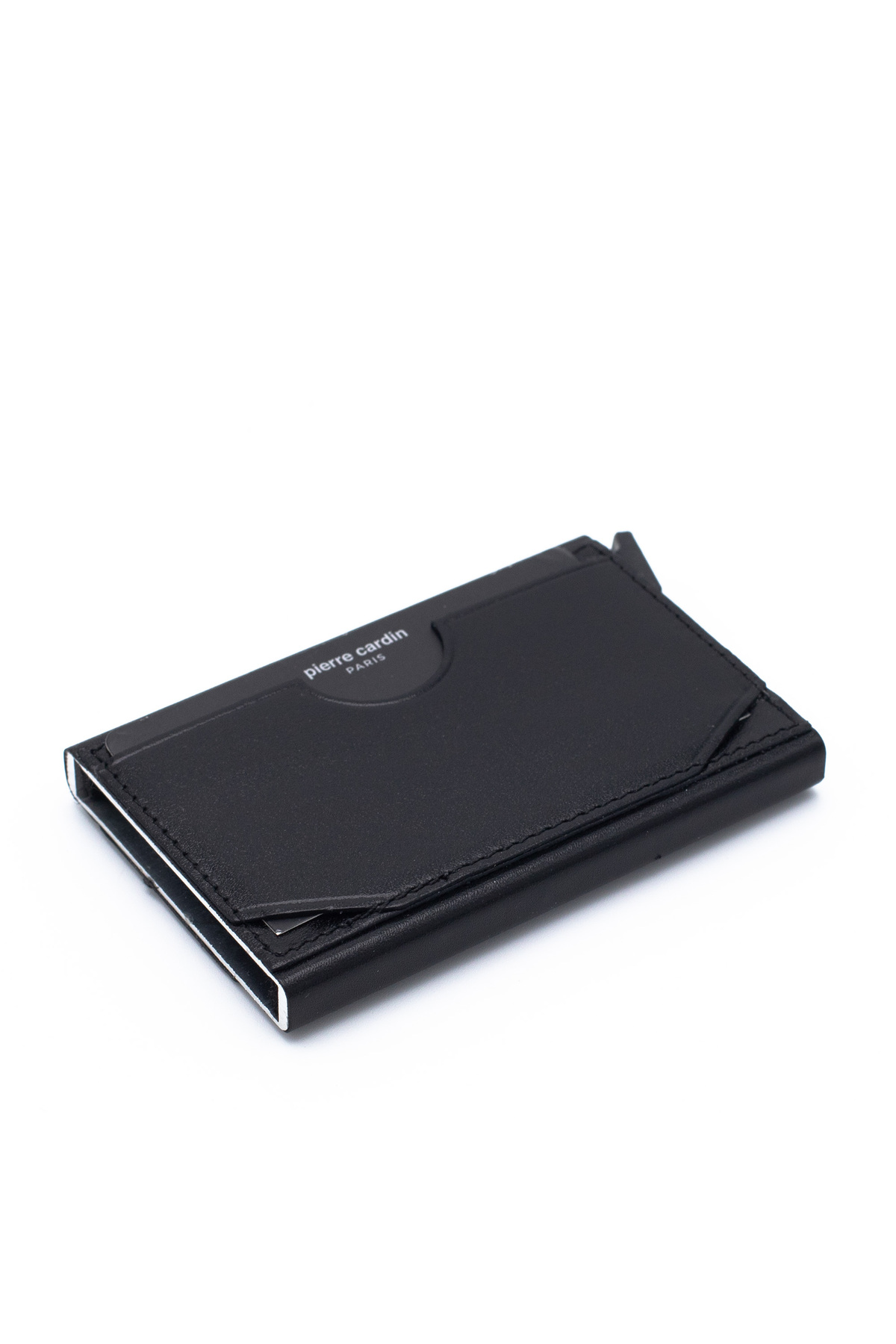 Pierre Cardin  Siyah Unisex Otomatik Deri Kartlık 0273F2I - Görsel 2