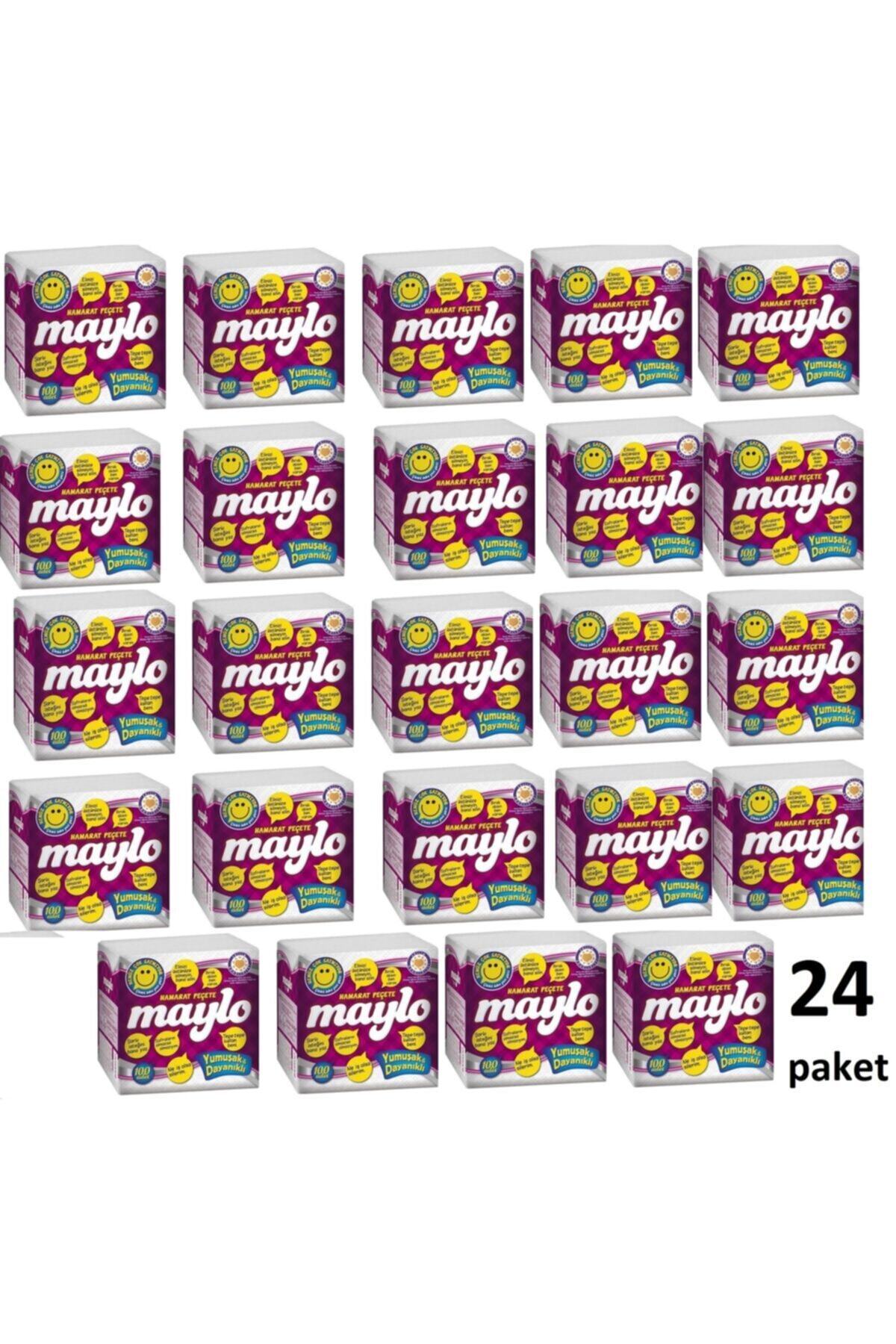 Evpark Maylo 2400 Adet Peçete 100 Lü X 24 Paket Hamarat Peçete 500375 Daha Yumuşak &amp; Dayanıklı