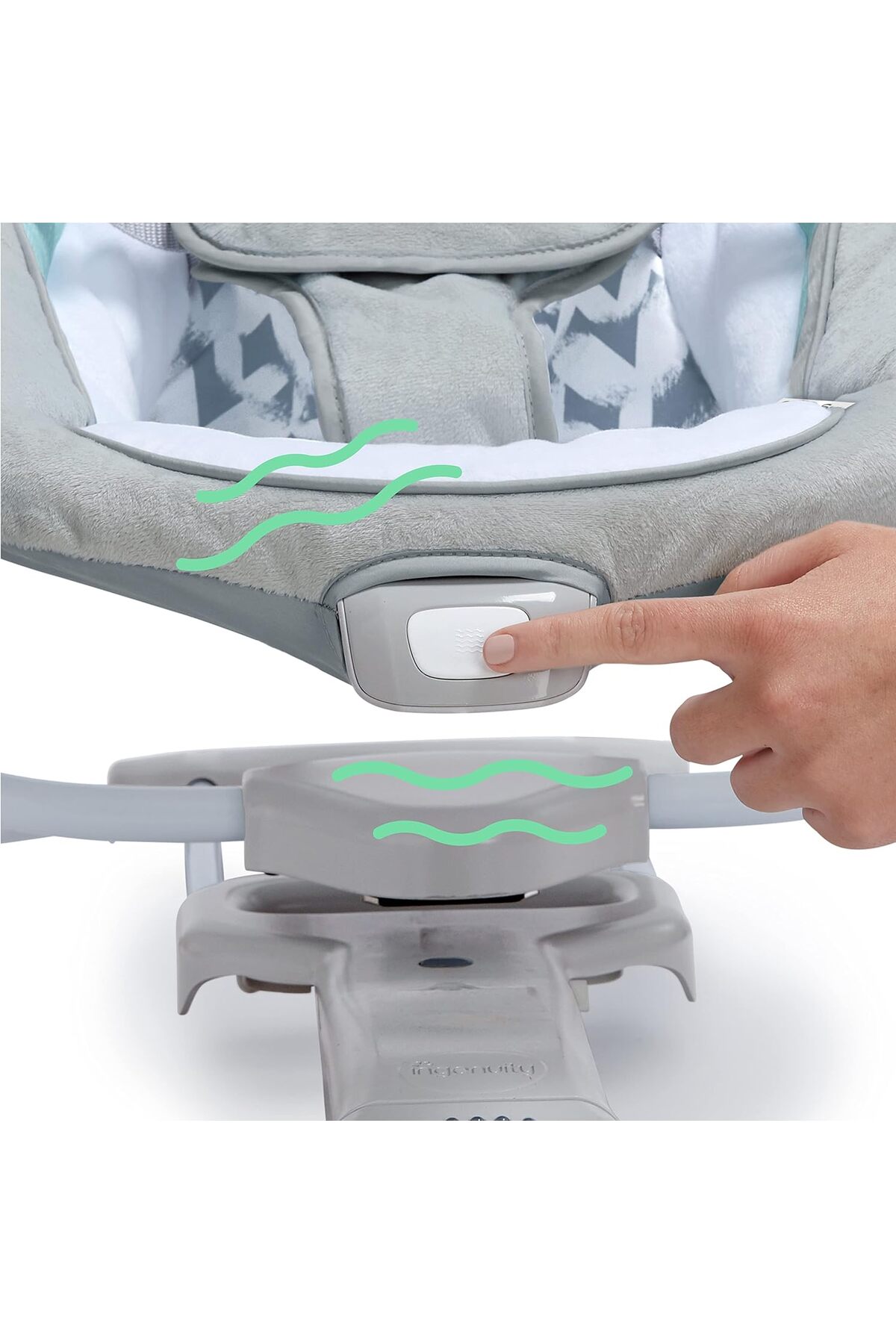 Ingenuity ConvertMe 2'si 1 Arada Kompakt Taşınabilir Bebek Salıncağı , 9 kg'a kadar. fotoğrafı 4 (önizleme)
