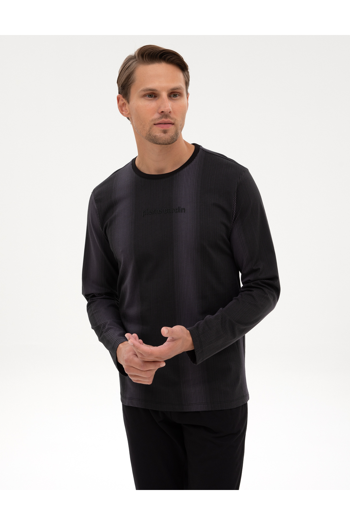 ست پیژامه و لباس خواب مردانه راسته آستین بلند | پیر کاردین Pierre Cardin 50322637 - تصویر 3
