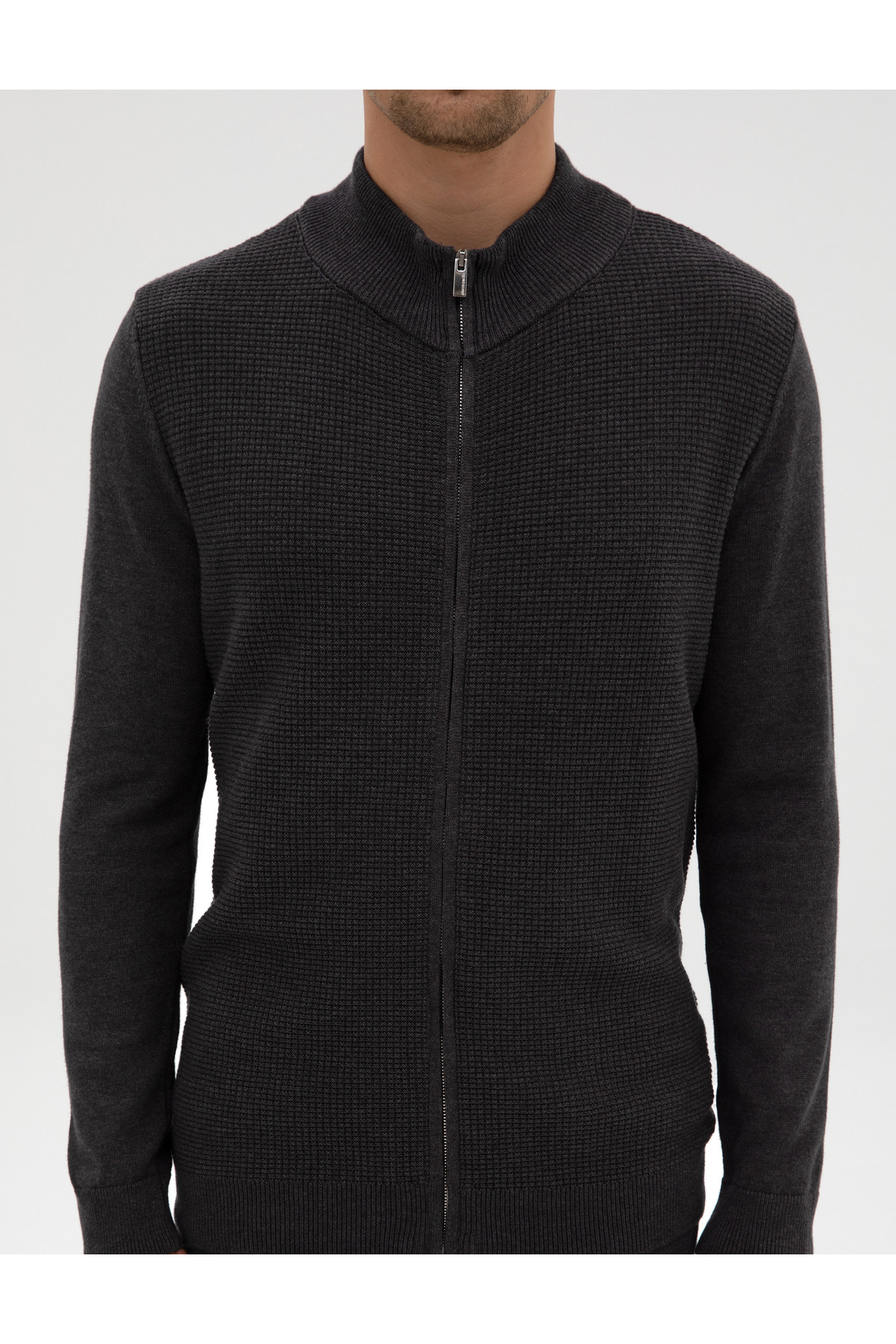 ژاکت کشی مردانه راسته آستین بلند | پیر کاردین Pierre Cardin 50317341 - تصویر 6