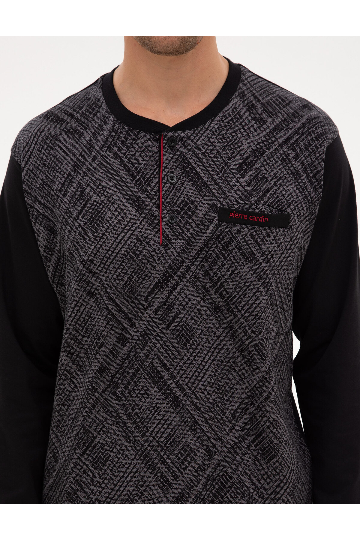 ست پیژامه و لباس خواب مردانه راسته آستین بلند | پیر کاردین Pierre Cardin 50322640 - تصویر 6