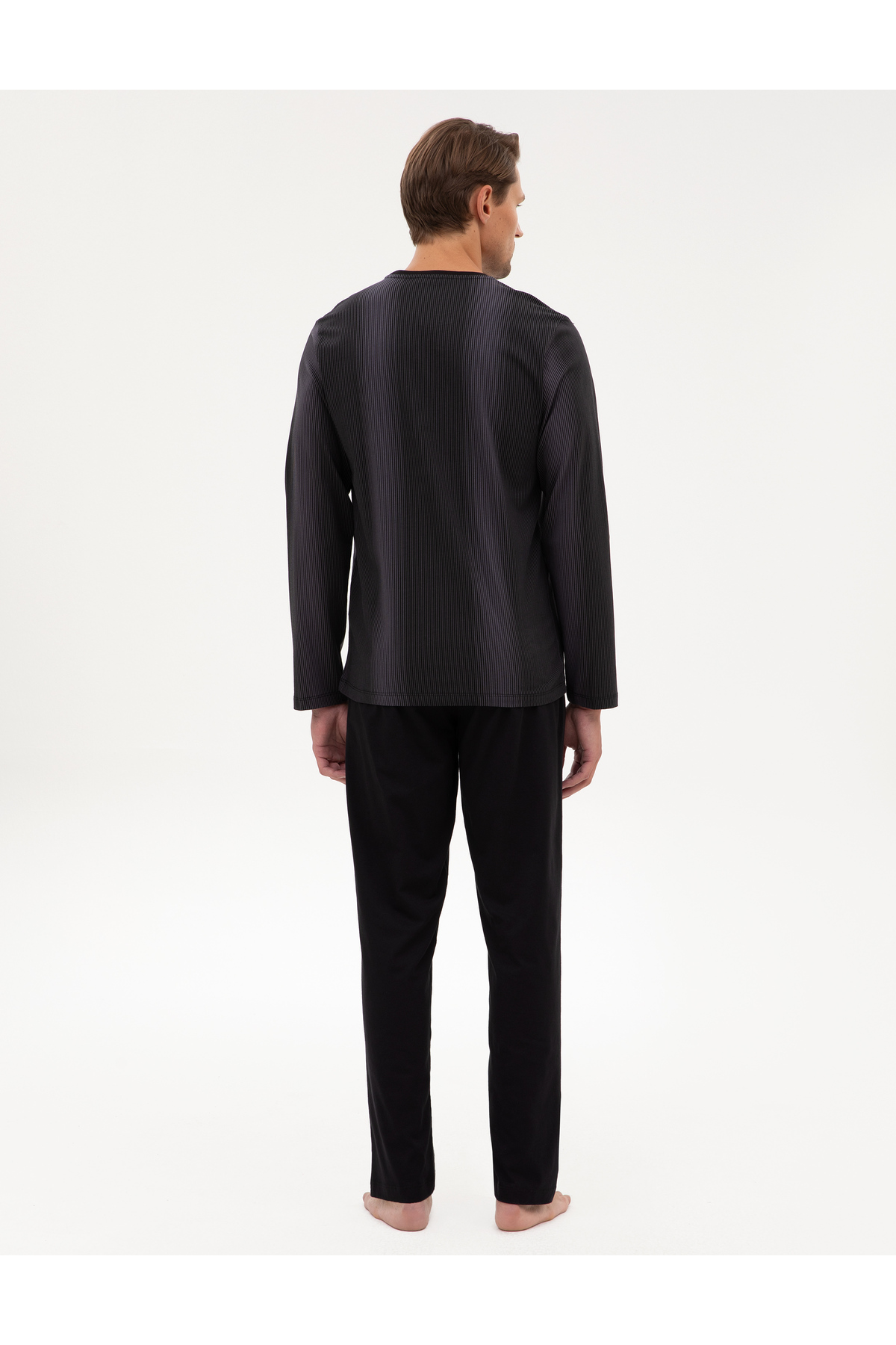ست پیژامه و لباس خواب مردانه راسته آستین بلند | پیر کاردین Pierre Cardin 50322637 - تصویر 5